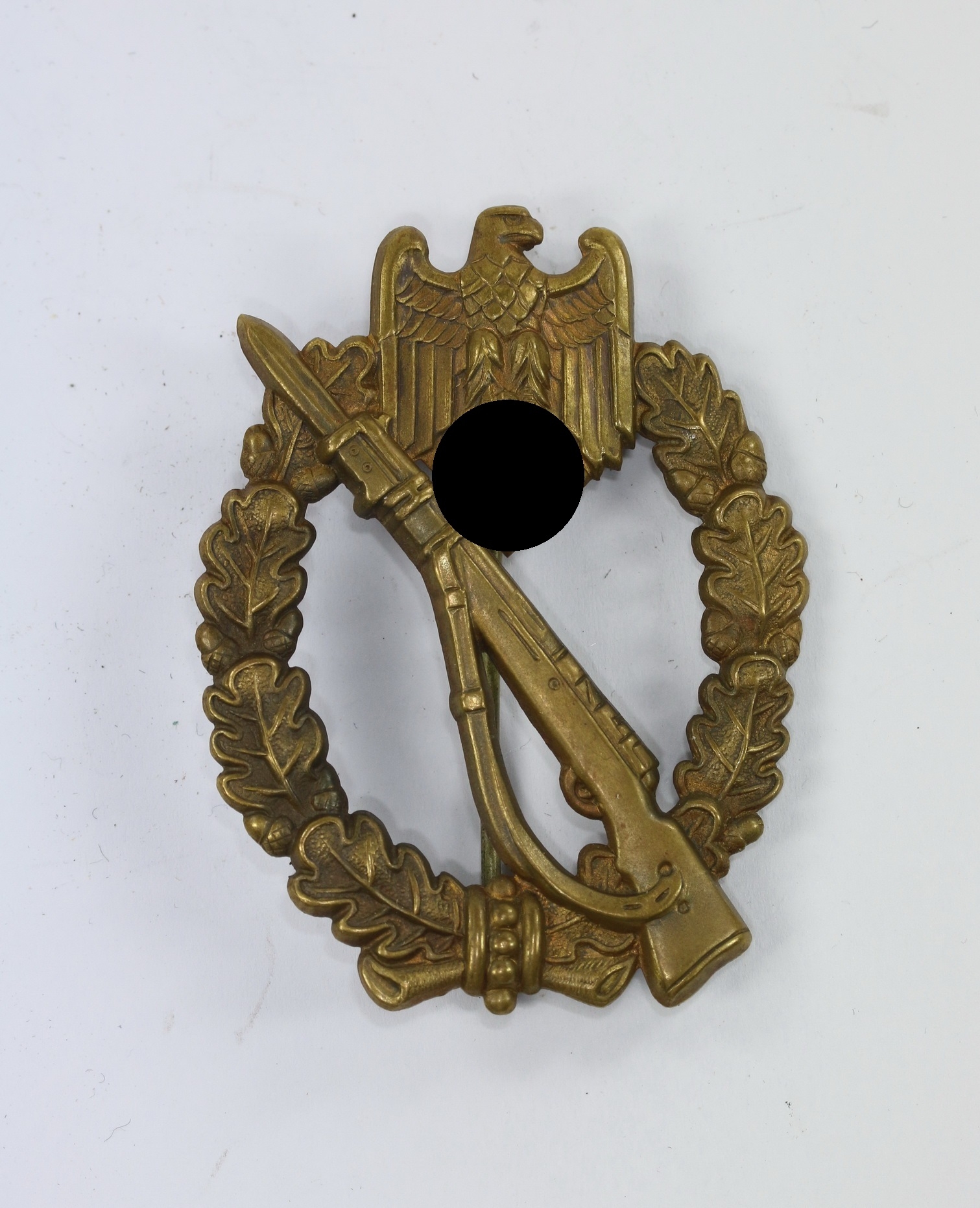 infanteriesturmabzeichen_in_bronze_schickle_buntmetall_1__1 Bronze Infantry Assault Badge. Type Schickle. – Bild 1