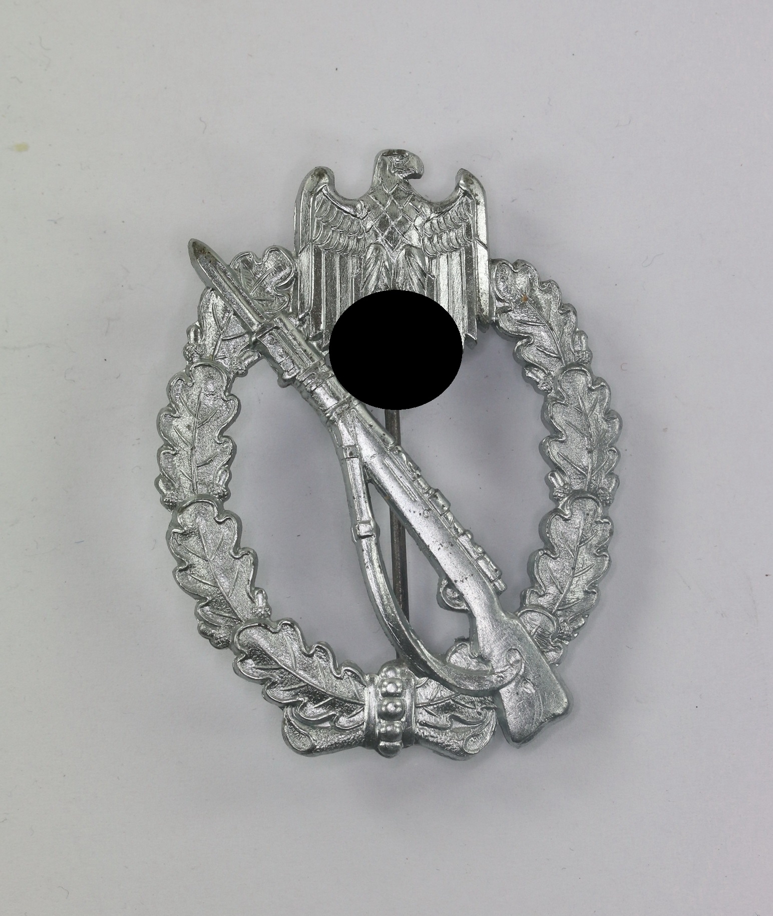 Silver Infantry Assault Badge. Type Alois Rettenmaier, "Broken Stem”. – Bild 1
