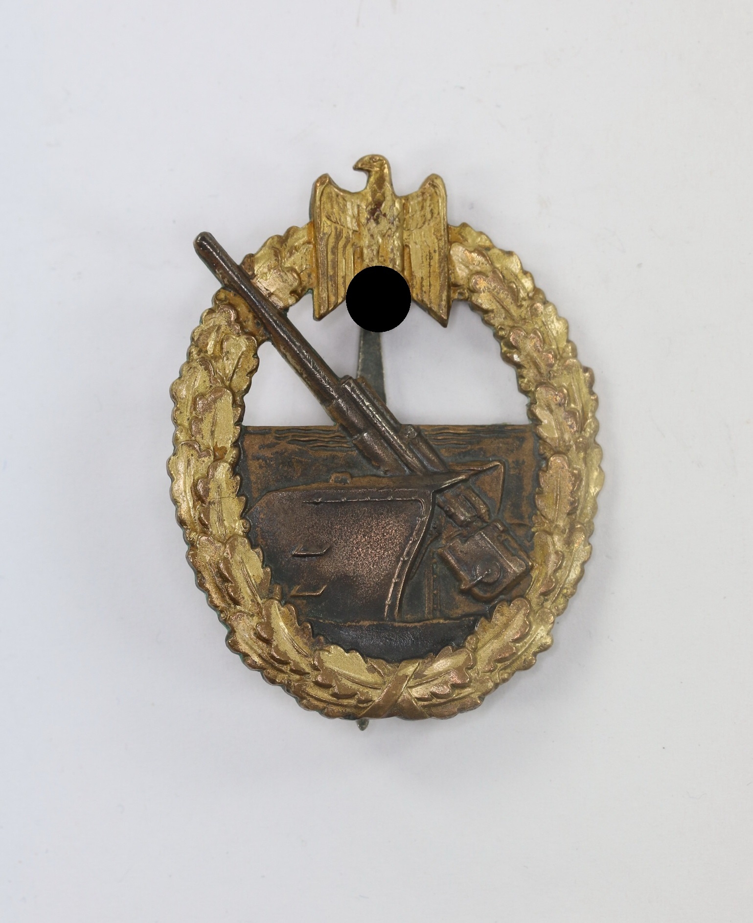 Coastal Artillery War Badge. Maker C.E. Juncker Berlin. – Bild 1