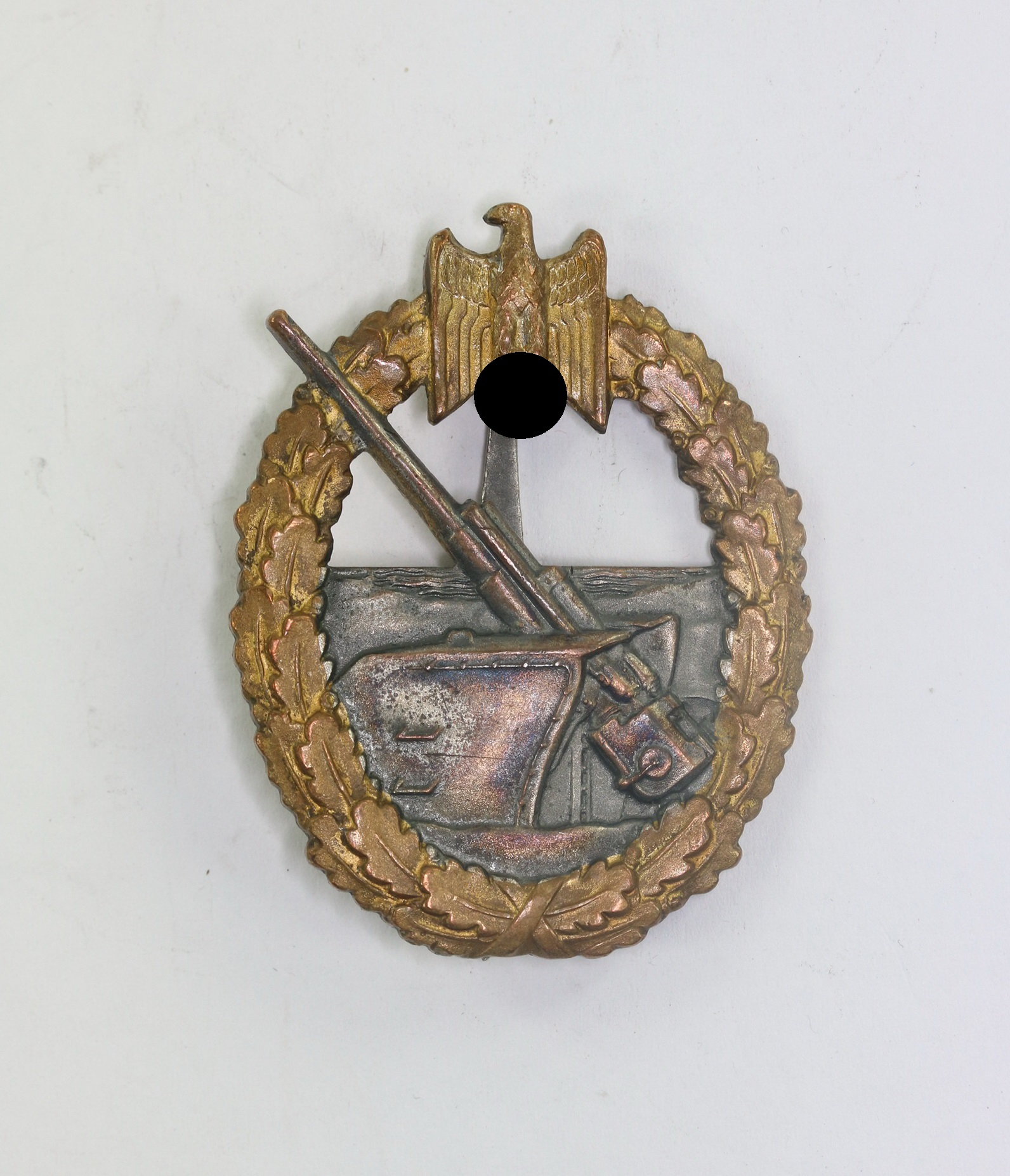 Küstenartillerie Abzeichen, Hst. C.E. Juncker Berlin - FEC Otto Placzek Berlin – Bild 1