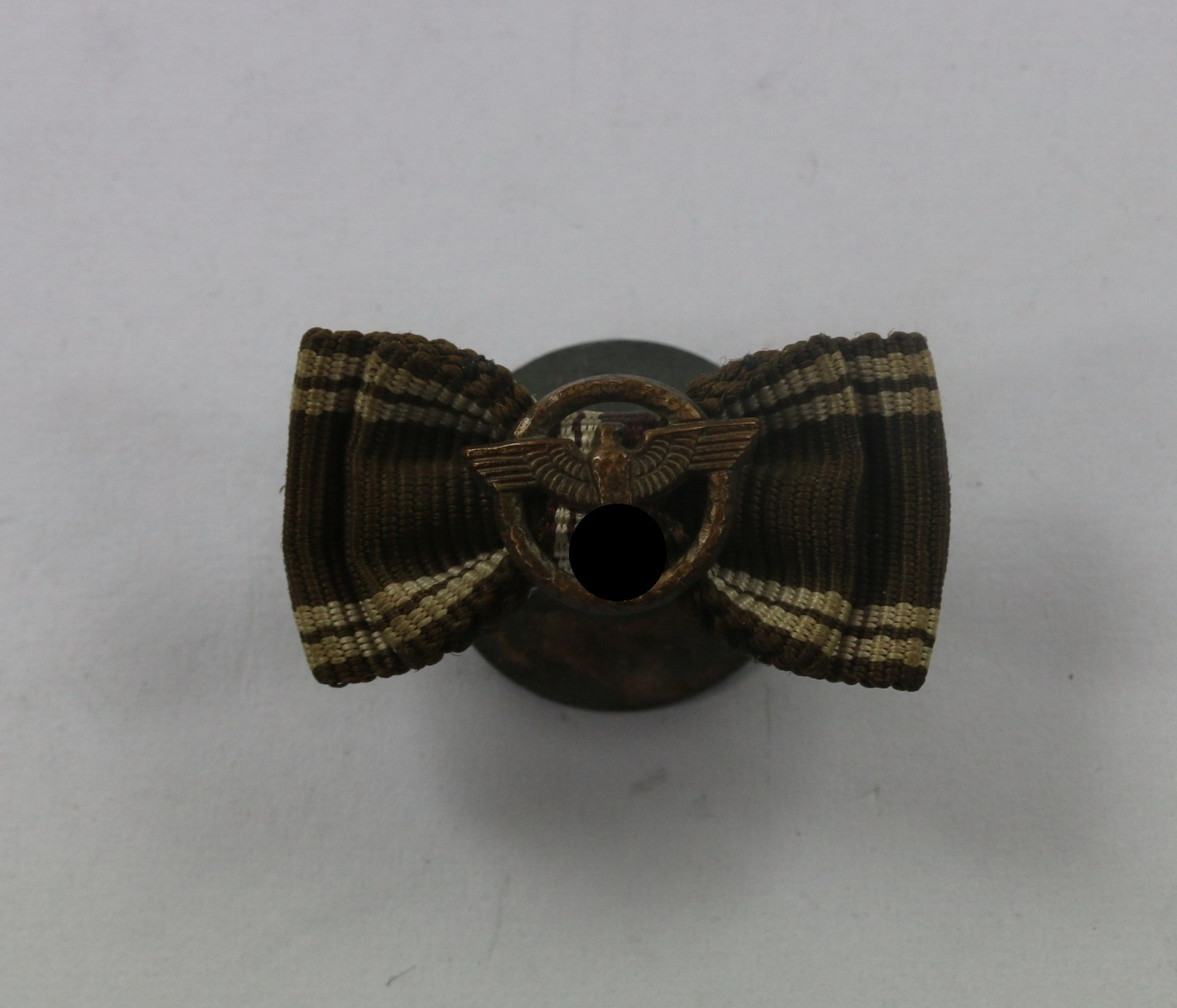 Buttonhole Decoration NSDAP Bronze Loyal Service Cross. Maker J. Godet & Sohn Berlin – Bild 1