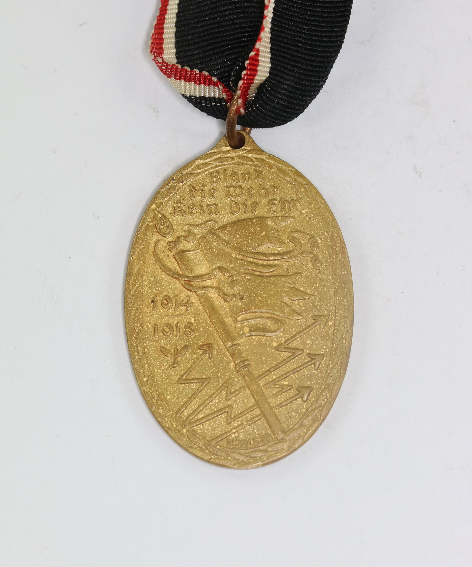 Kyffhäuser War Medal 1914-18 - Blank die Wehr-rein die Ehr 1914-1918 – Bild 1