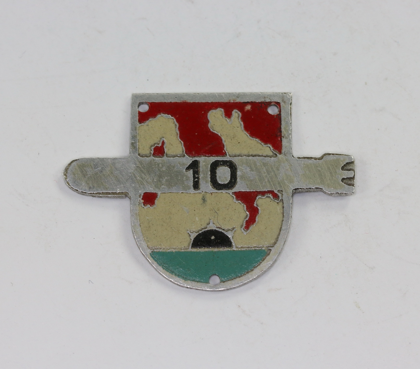 kriegsmarine_m_tzenabzeichen_der_10 Kriegsmarine, Mützenabzeichen der 10. Torpedoboot Flottille – Bild 1