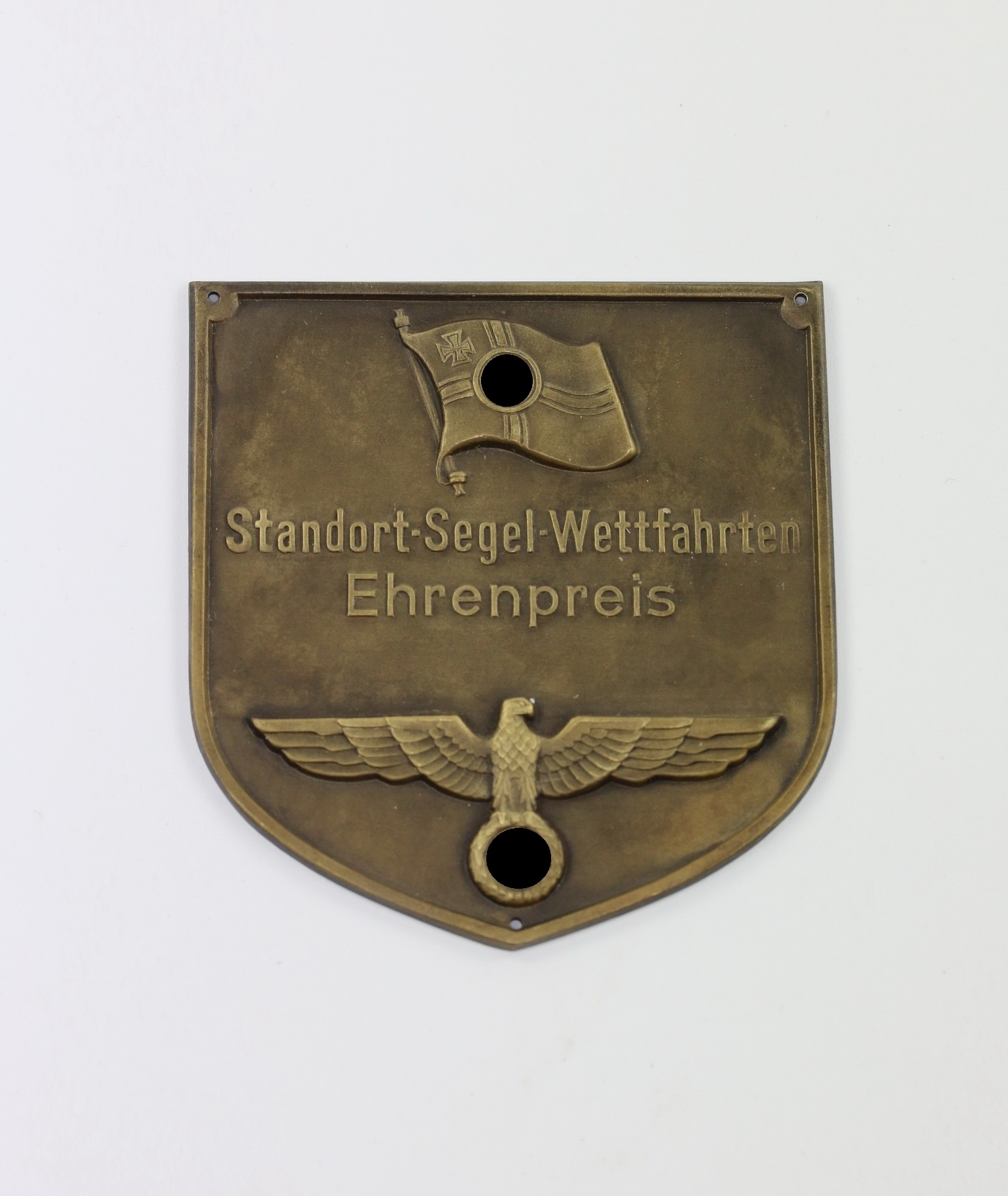 kriegsmarine_plakette_standortsegelwettfahrten_ehrenpreis_1__1 Kriegsmarine, Plakette "Standort-Segel-Wettfahrten Ehrenpreis" – Bild 1