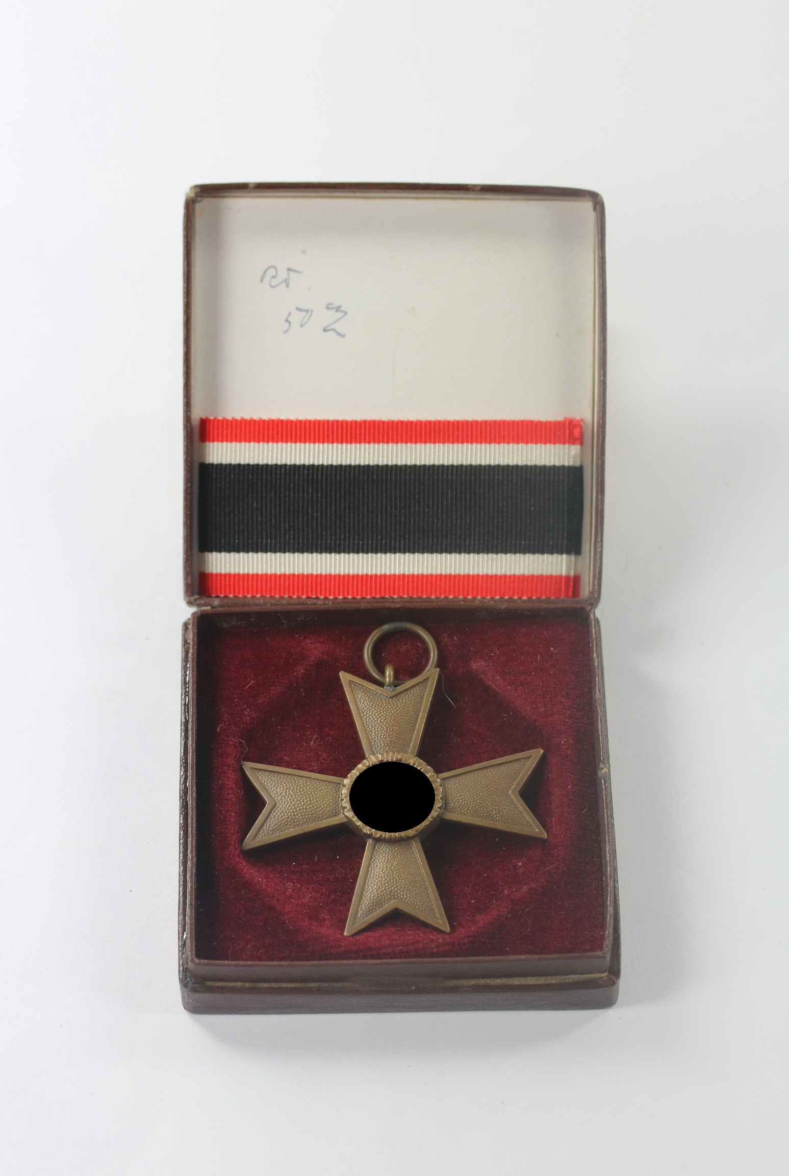 kriegsverdienstkreuz_2 Kriegsverdienstkreuz 2. Klasse, im LDO Etui 1. Form (!), L/11 – Bild 1