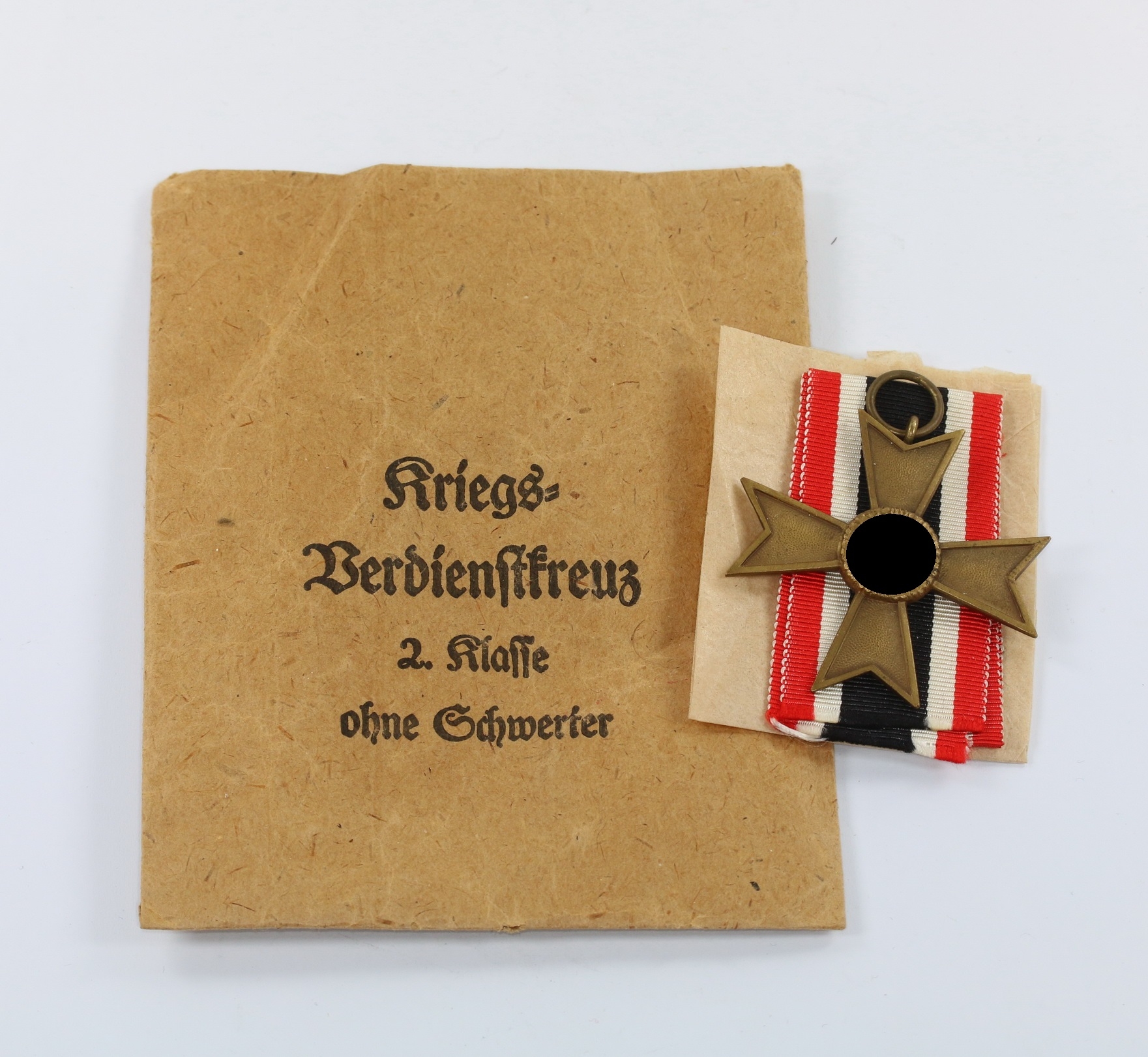 War Merit Cross 2nd Class in Envelope. Maker Friedrich Orth. – Bild 1