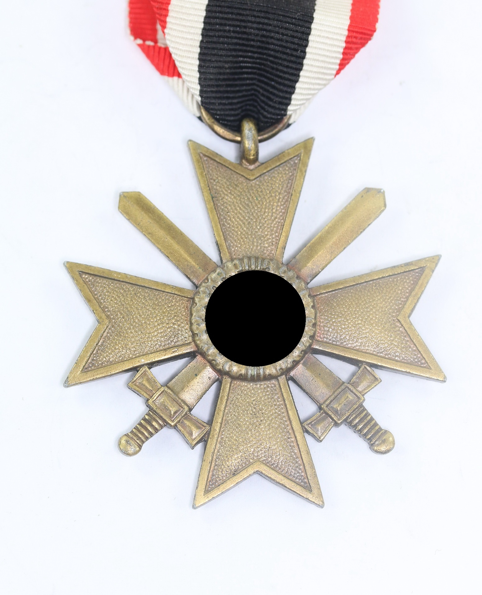 kriegsverdienstkreuz_2 Kriegsverdienstkreuz 2. Klasse mit Schwertern, Hst. 100 (Wächtler & Lange, Mittweida), Zink – Bild 1