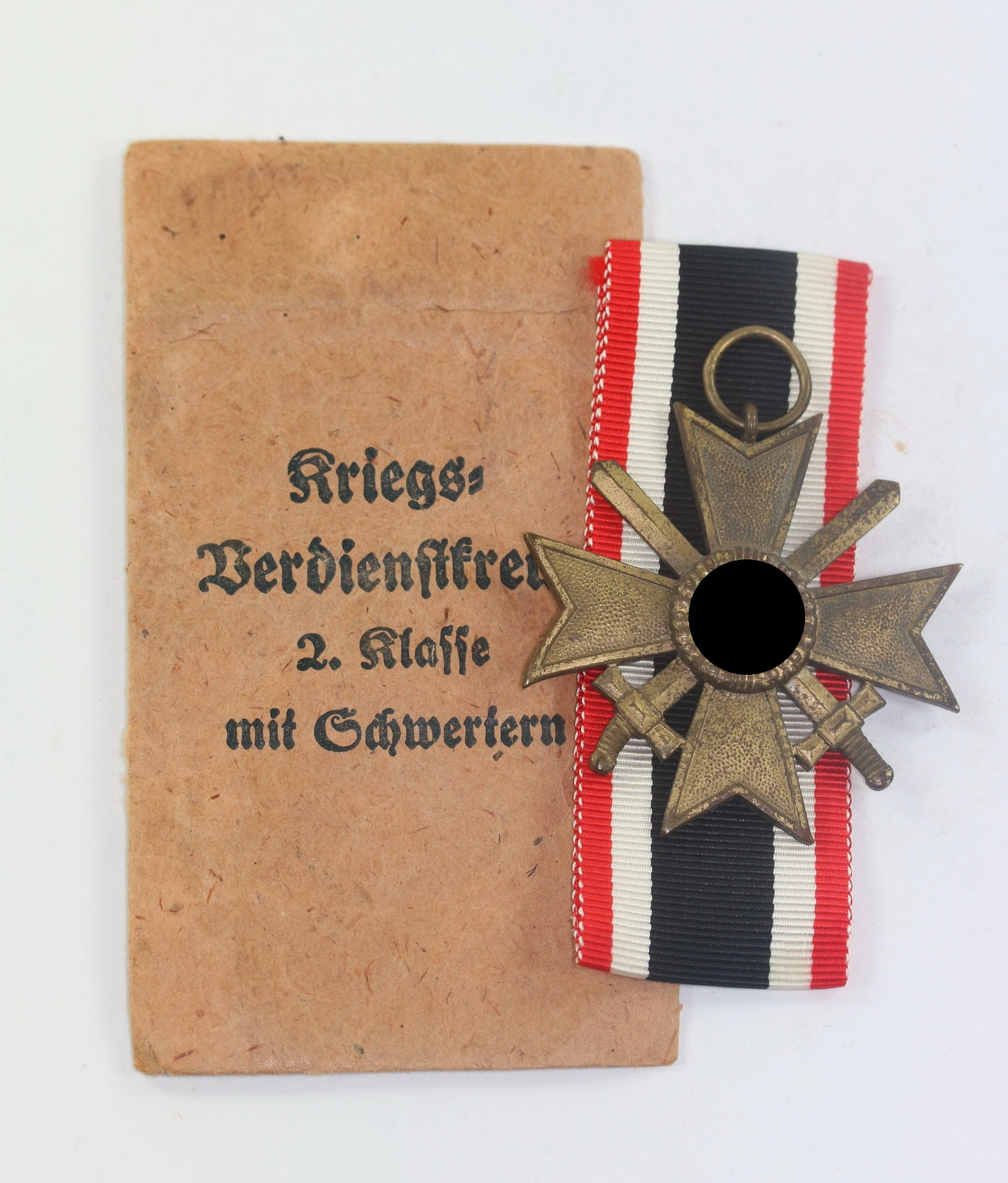 War Merit Cross 2nd Class with Swords in Envelope, Ordensfabrik Fritz Zimmermann Stuttgart – Bild 1