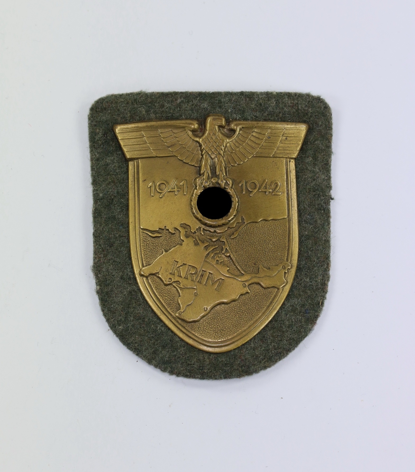 Crimea Shield on Army Cloth. Type Wilhelm Deumer Type 1. – Bild 1