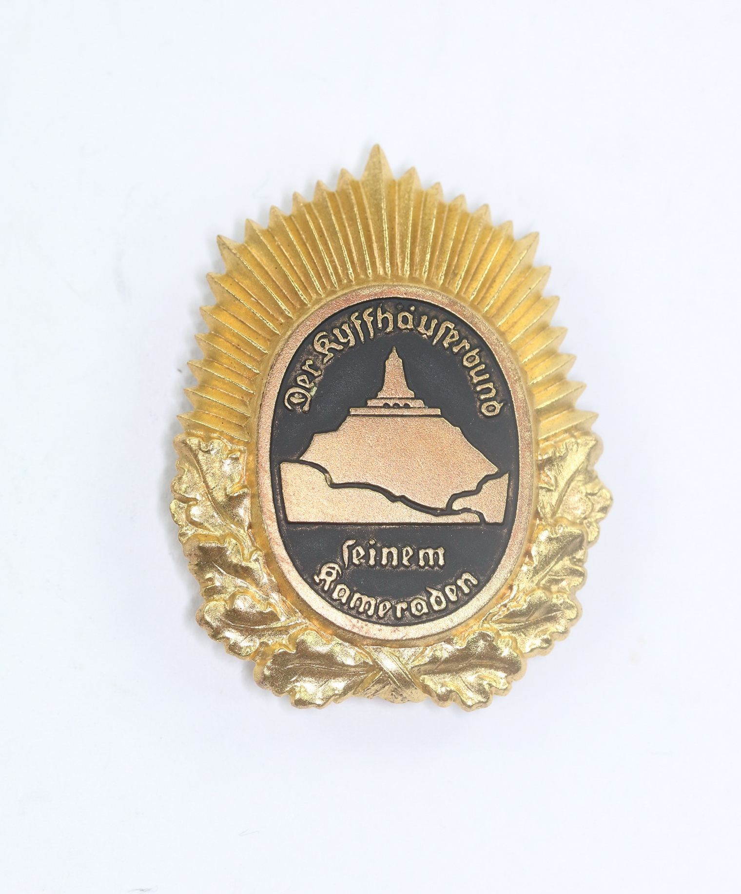 Kyffhäuserbund Ehrenzeichen 1. Klasse 1. Modell (1934-1935) - Der Kyffhäuserbund  seinem Kammeraden – Bild 1