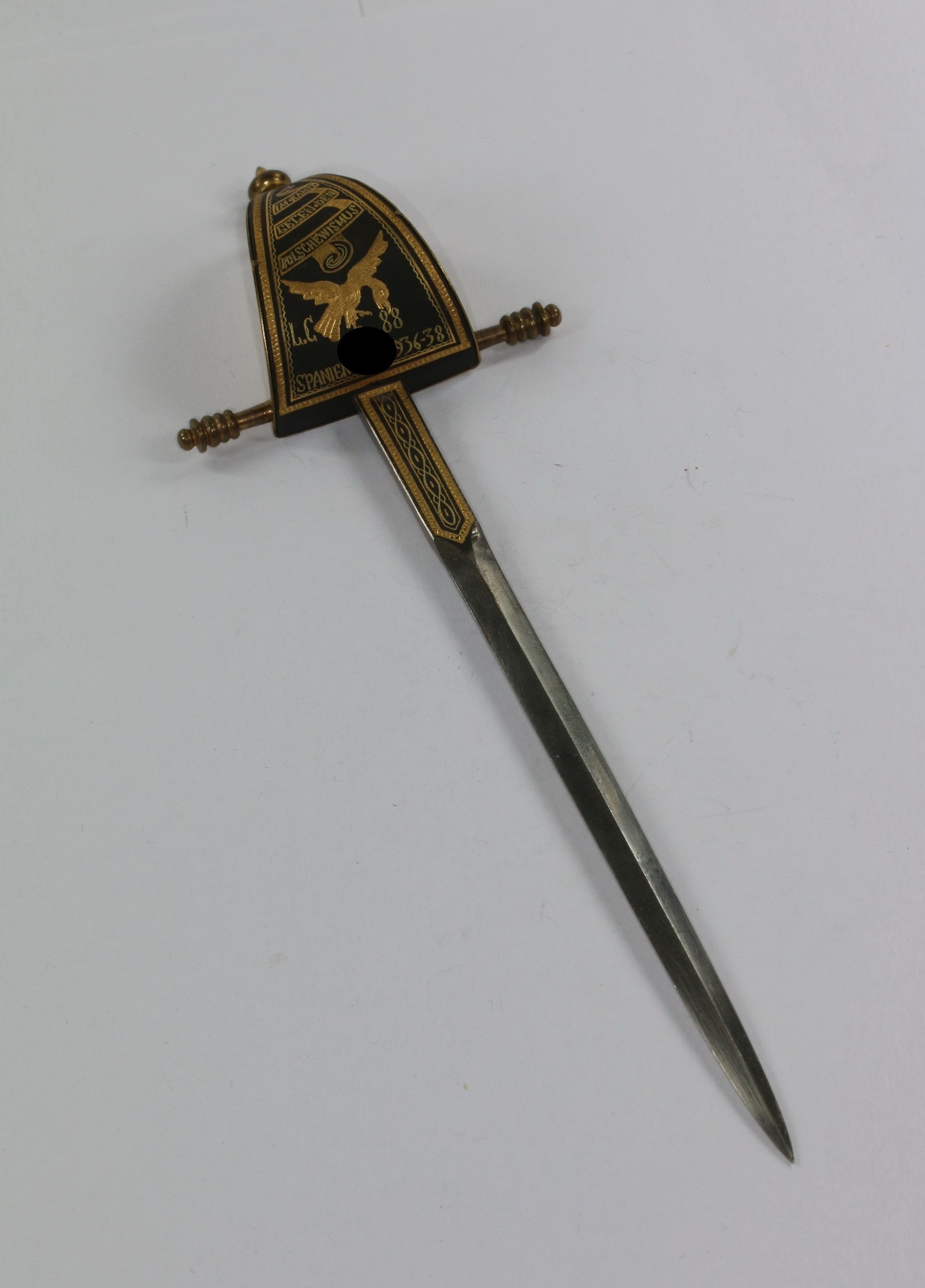legion_condor_miniatur_dolch_brief_ffner__im_kampf_gegen_den_bolschiewismus_spanien_1936_38_1__2_1 Legion Condor, Miniature Dagger / Letter Opener - Im Kampf gegen den Bolschiewismus Spanien 1936 -38 – Bild 1