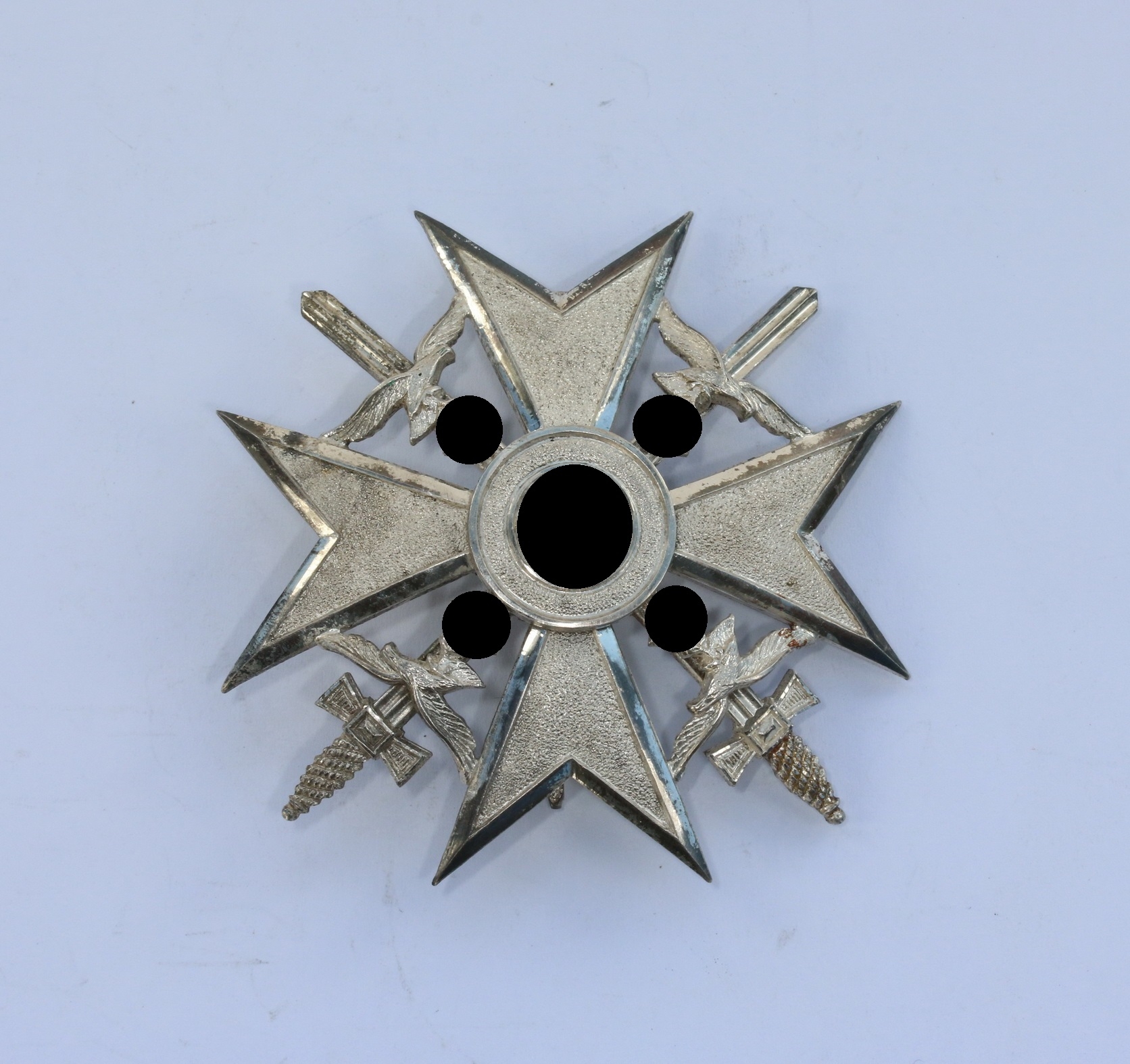 Silver Spanish Cross with Swords. Type Silver 835, Wilhelm Deumer. – Bild 1