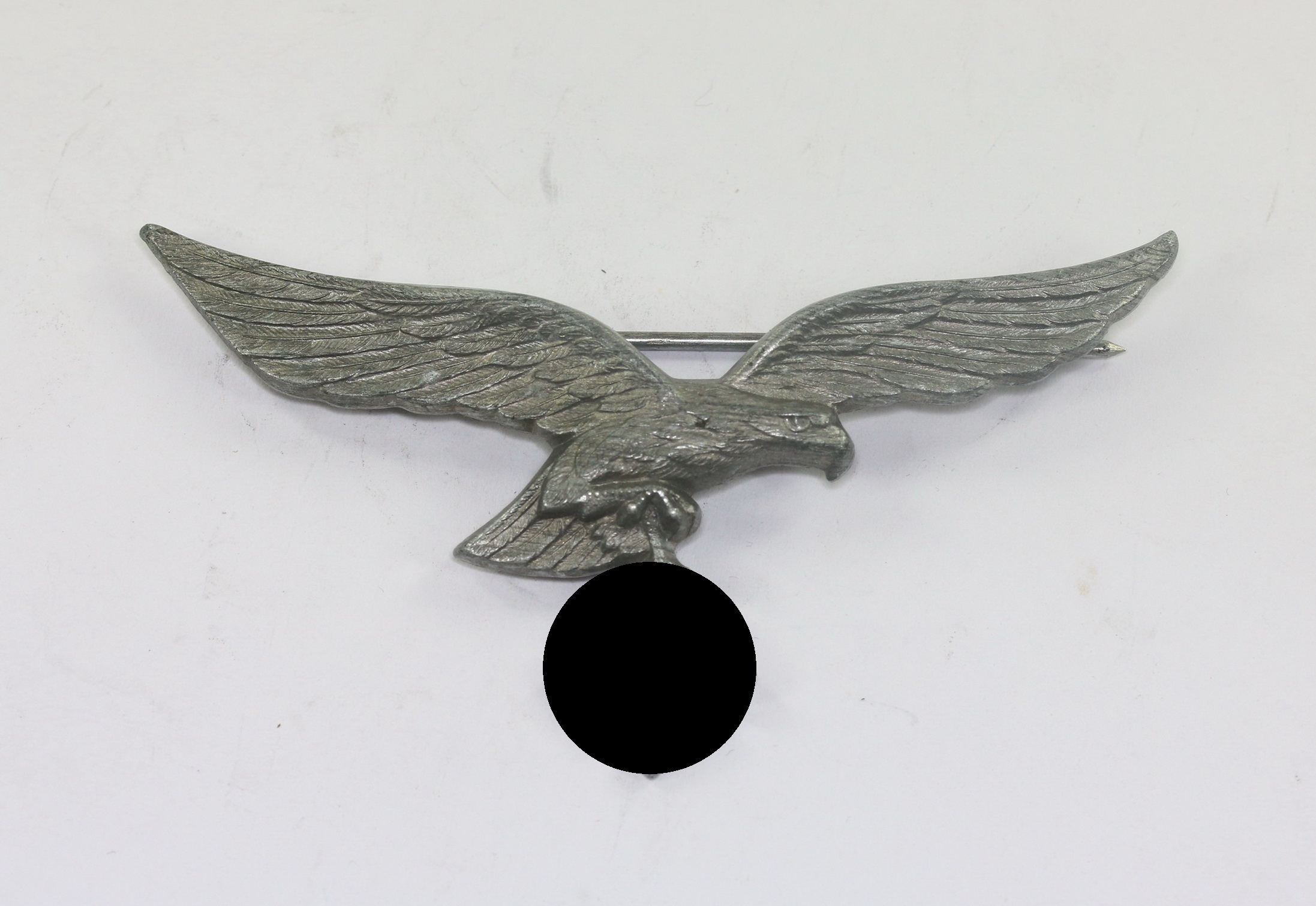 Metal Cheast Eagle for the Officers Summer Uniform. Maker A (Assmann & Sohn, Lüdenscheid) – Bild 1