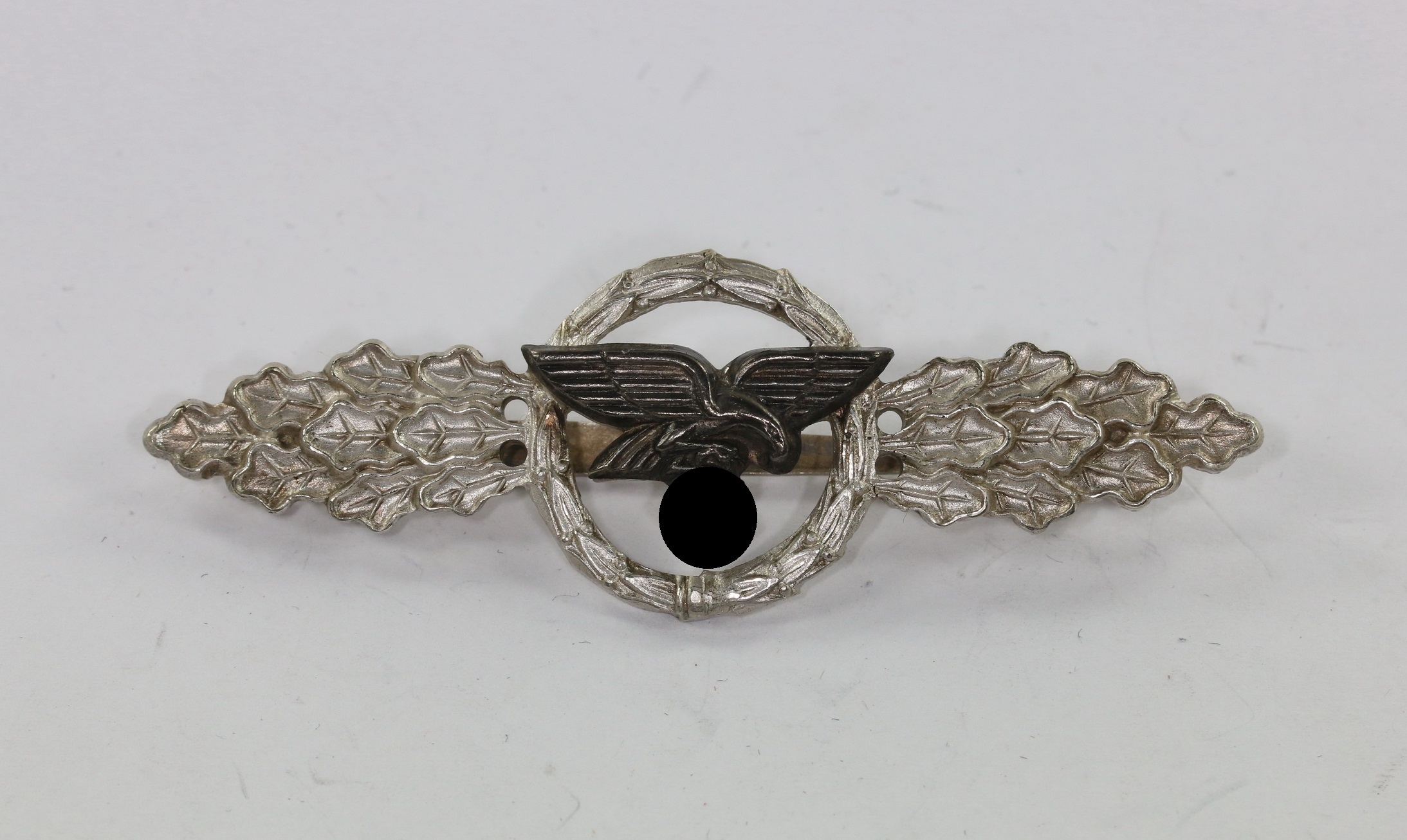 luftwaffe_frontflugspange_f_r_transportflieger_in_silber_1__1 Silver Operational Flight Clasp for Transporter and Glider. – Bild 1