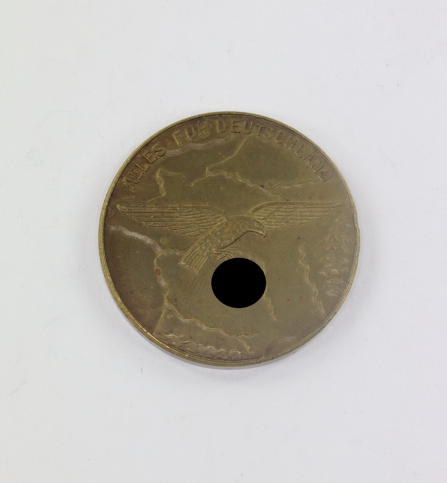  Luftwaffe, Table Medal, Für treue Dienste im Bereich des Feldluftgaukommandos Westfrankreich – Bild 1