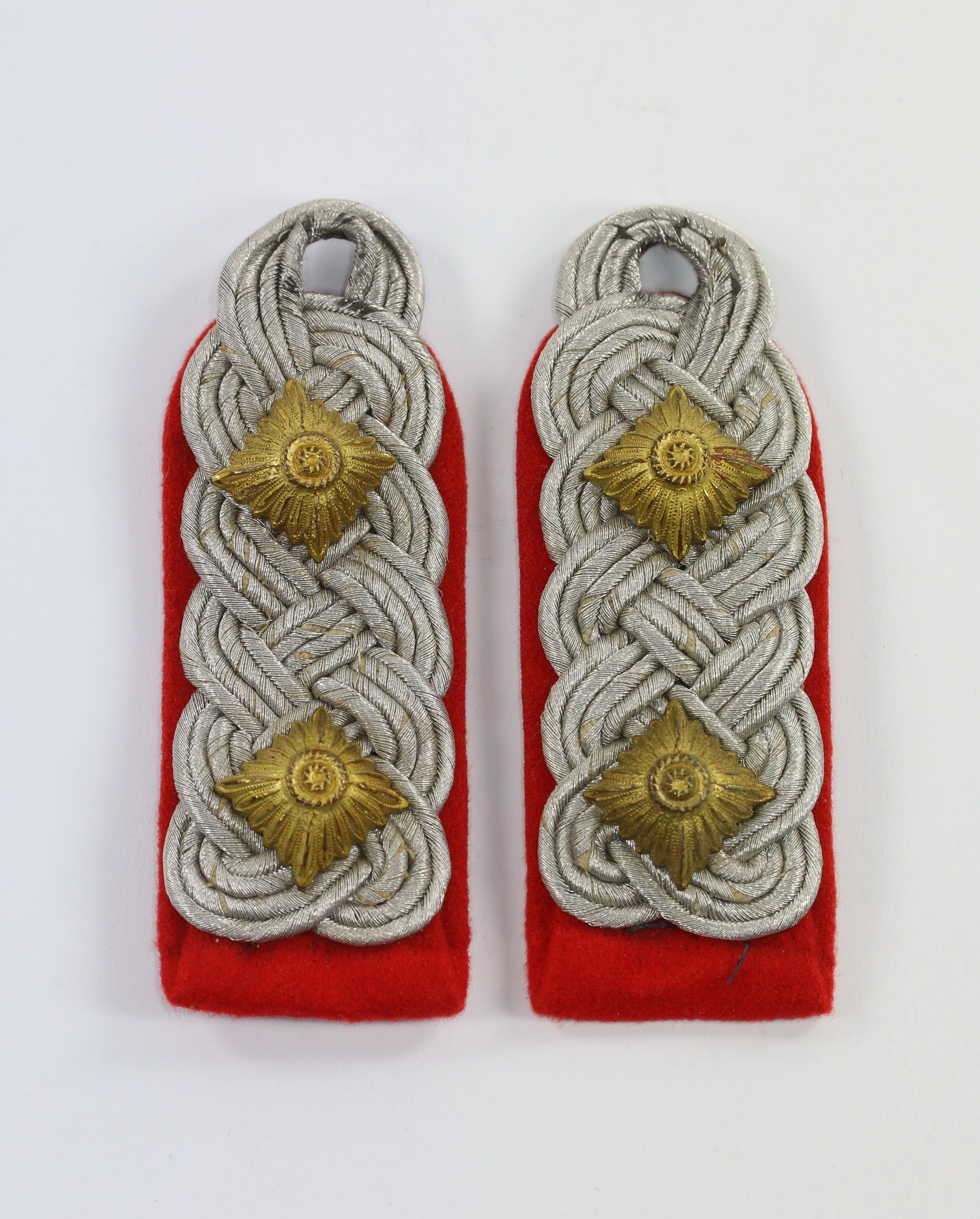 luftwaffe_paar_schulterst_cke_f_r_einen_oberst_flak_1_ Pair of Shoulder Straps for a Colonel with Flak Artillery. – Bild 1