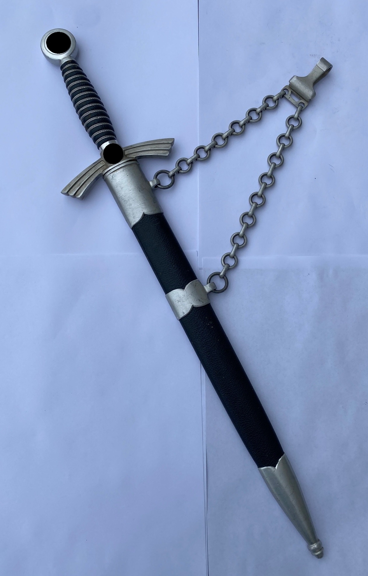 luftwaffen_borddolch_hst Luftwaffen Dagger. Maker Original Eickhorn Solingen, Aluminium. – Bild 1