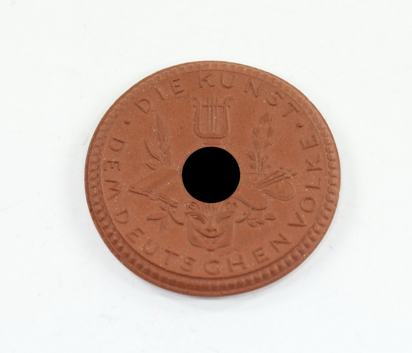 manufaktur_mei_en_plakette_meissen_1933__die_kunst_dem_deutschen_volk_1__1 Table Medal "Meissen 1933 - Die Kunst dem deutschen Volk" – Bild 1