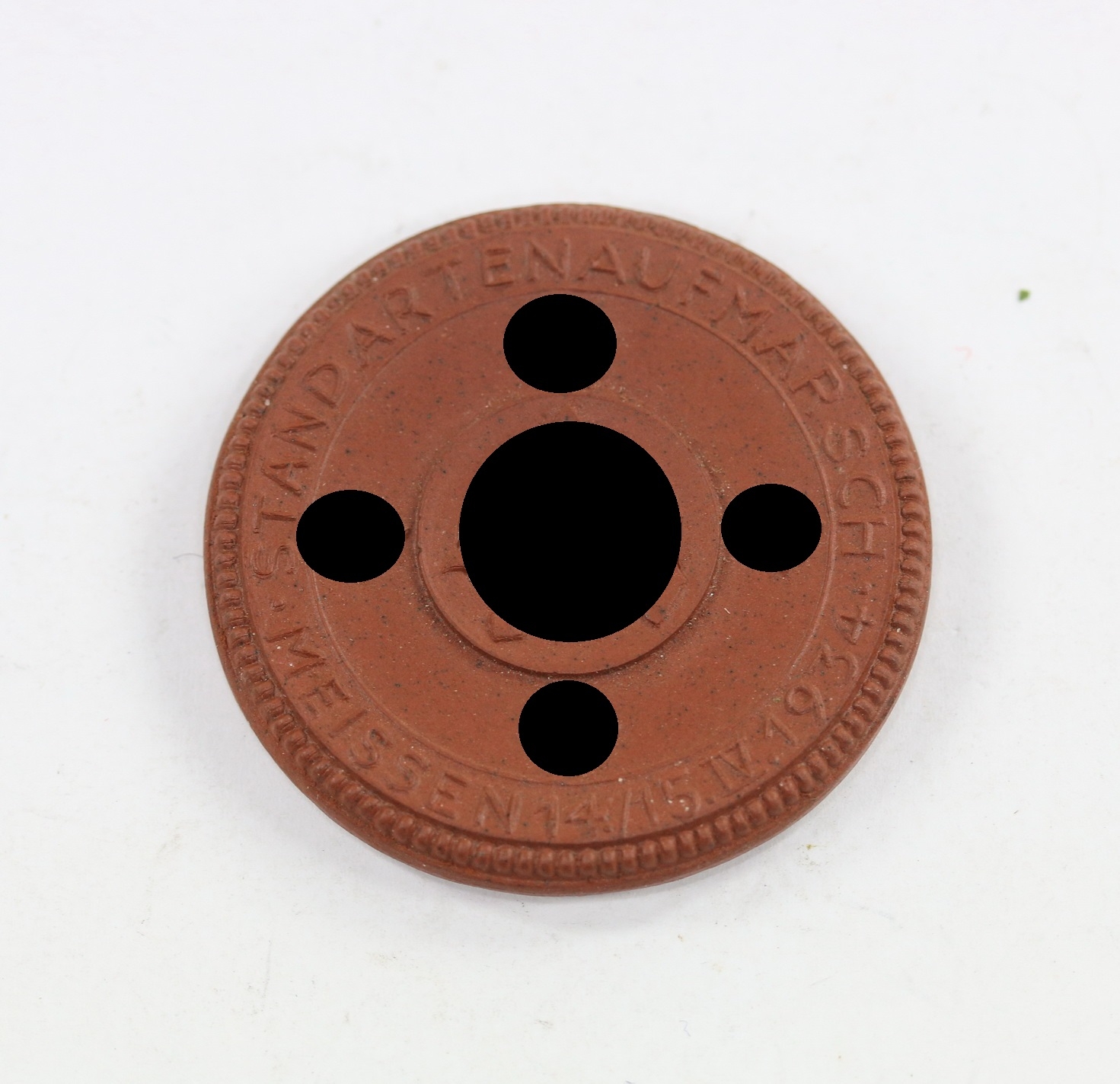 Meißen Plaque, Standartenaufmarsch Meissen 14./15. IV. 1934 / Standarte 101 Meissen Albrechtsburg – Bild 1