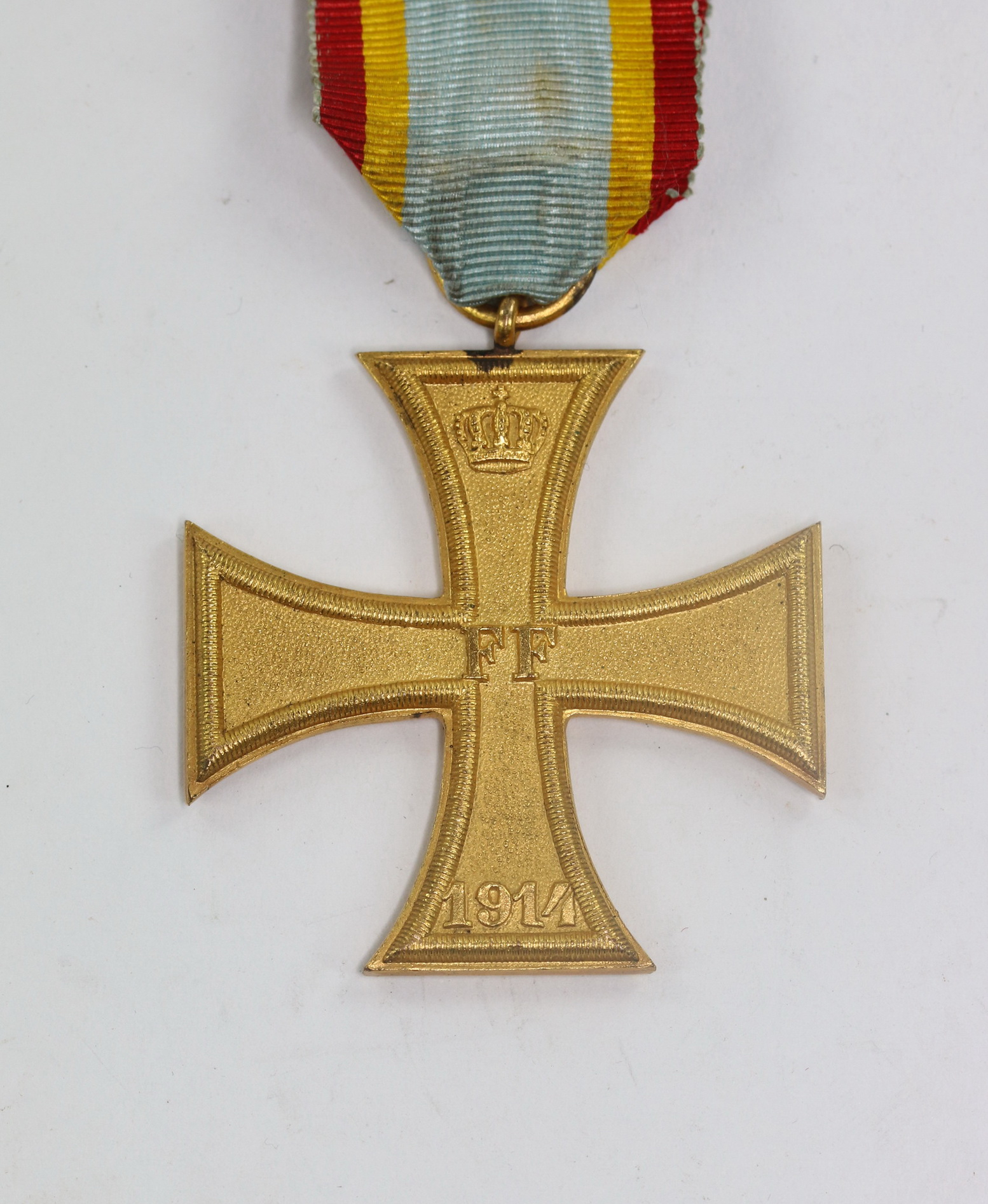 mecklenburgschwerin_milit_rverdienstkreuz_2 Mecklenburg-Schwerin, Militär-Verdienstkreuz 2.Klasse 1914 – Bild 1