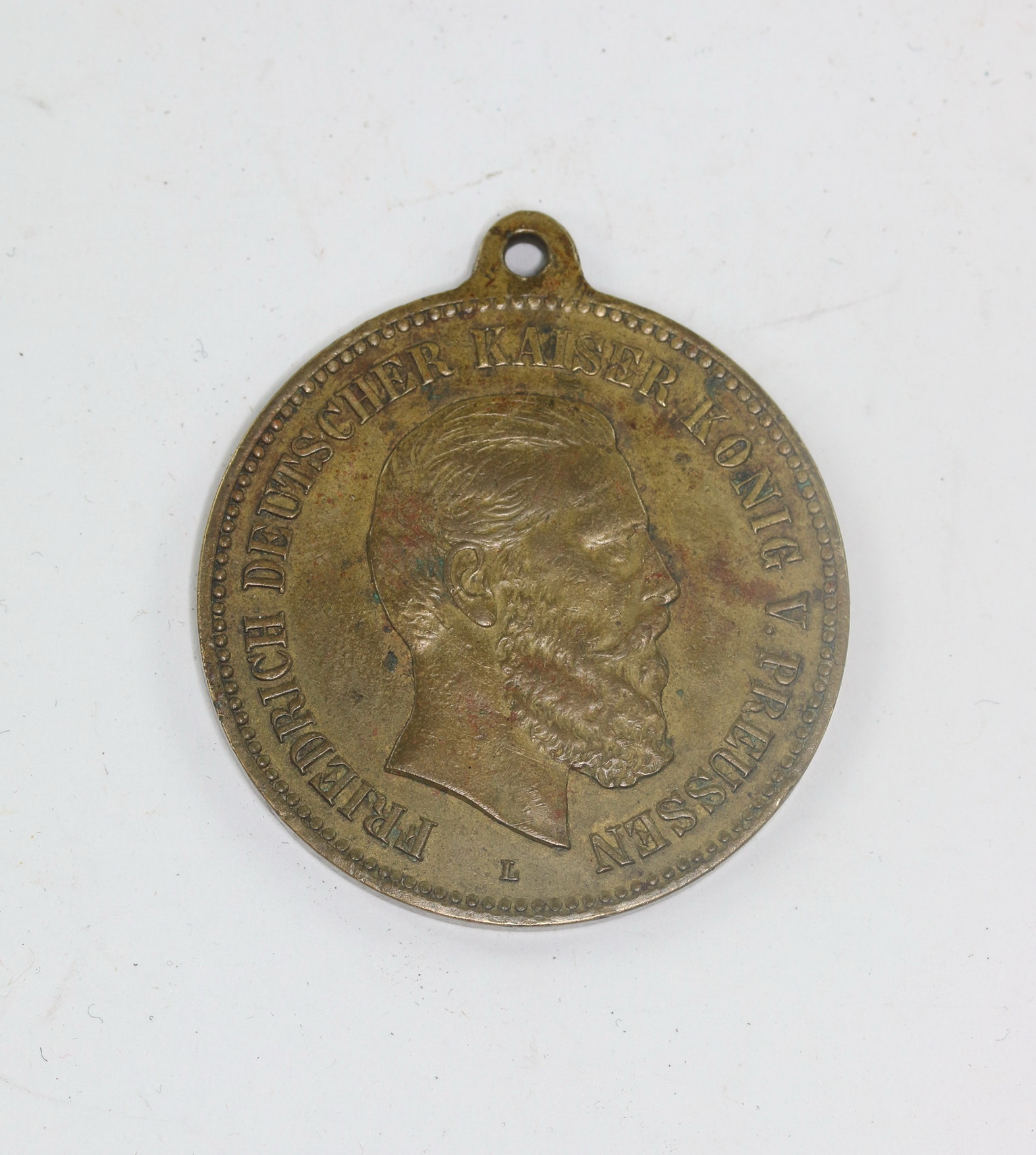 medaille_friedrich_deutscher_kaiser_k_nig_v_preussen__lerne_leiden_ohne_zu_klagen_18 Medal, Friedrich Deutscher Kaiser König v Preussen - Lerne leiden ohne zu klagen 18.Oktober 1831 - 15.Juni 1888 – Bild 1