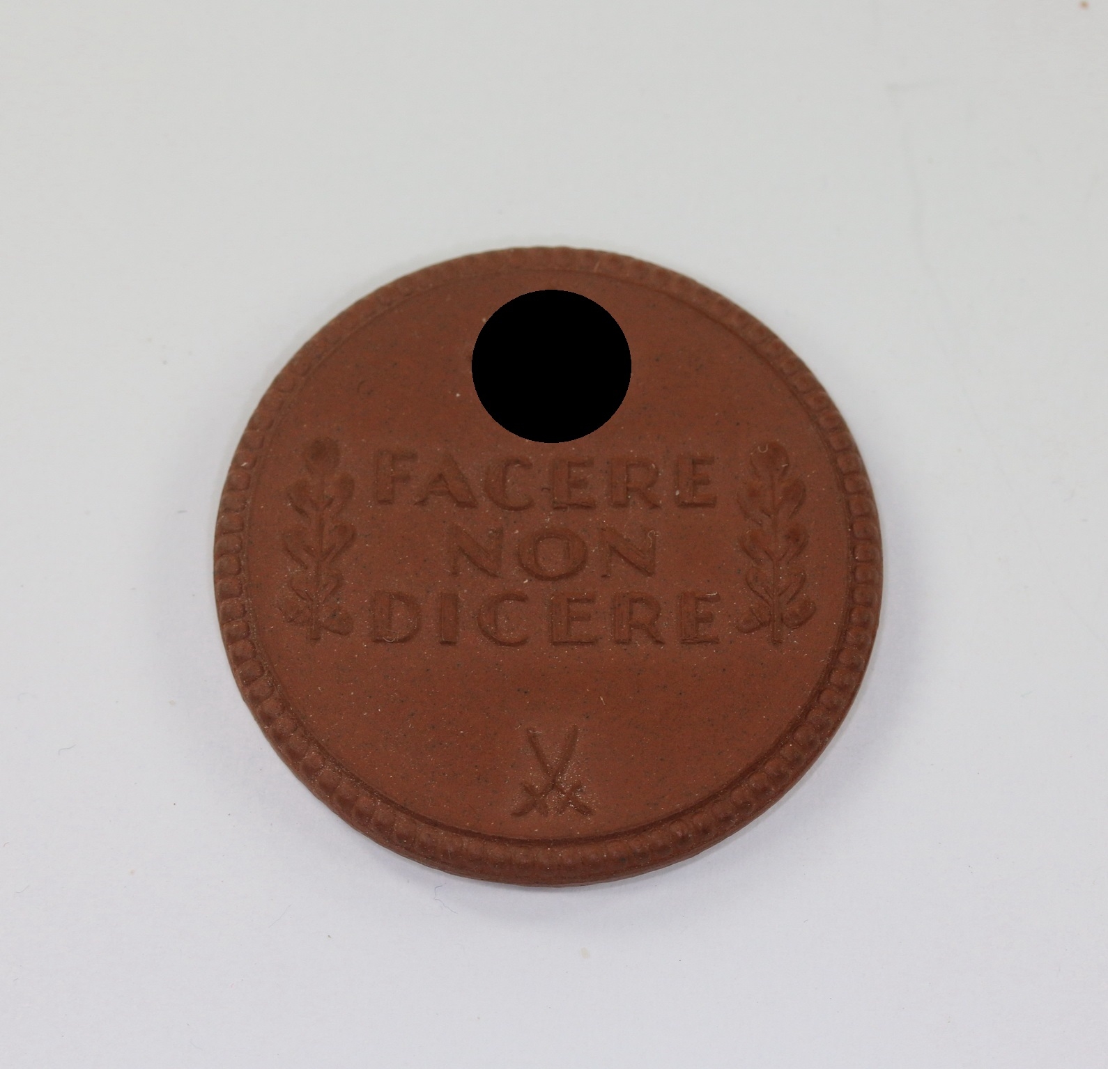 Meißen Plakette, Gymnasium Zittaviense 1586 1936 - Facere non Dicere    – Bild 1