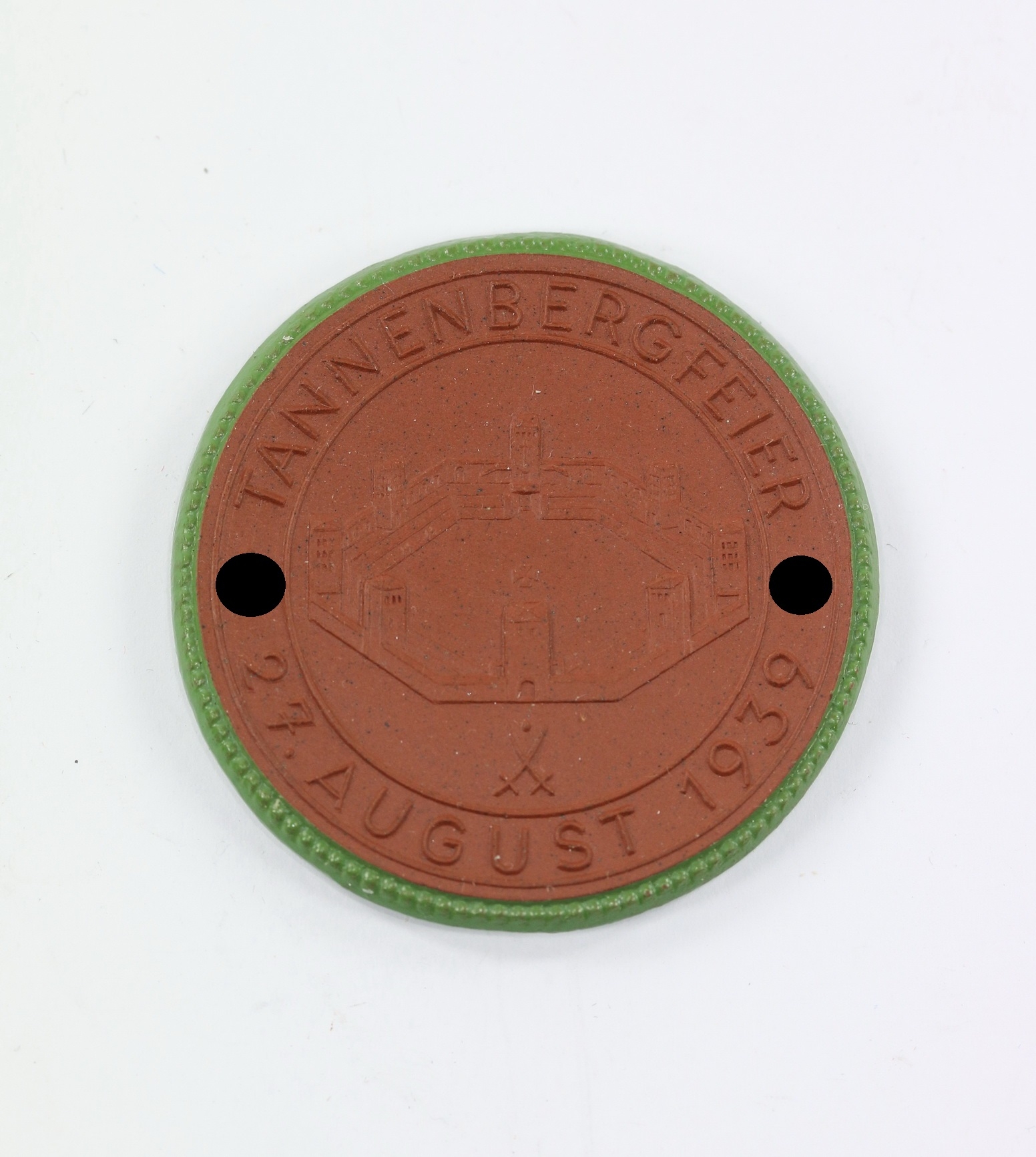 mei_en_plakette_tannbergfeier_1939_1__1 Meissner Plaque, "Tannenbergfeier 27. August 1939 Tannbergsieger v. Hindenburg" – Bild 1