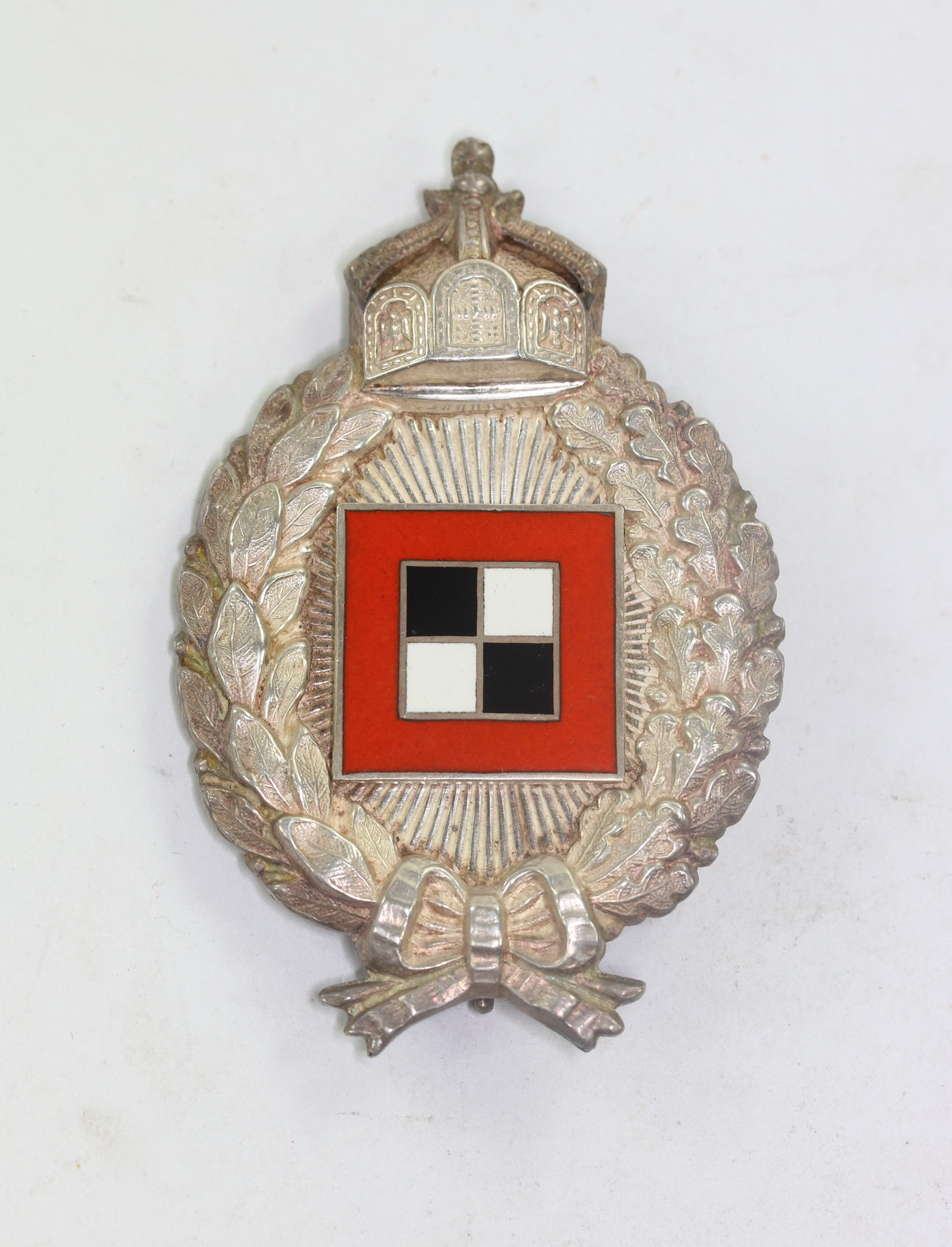 milit_rflugzeugbeobachterabzeichen_c Military Pilot Badge. Type C.E. Juncker, Berlin (800 Silver), – Bild 1