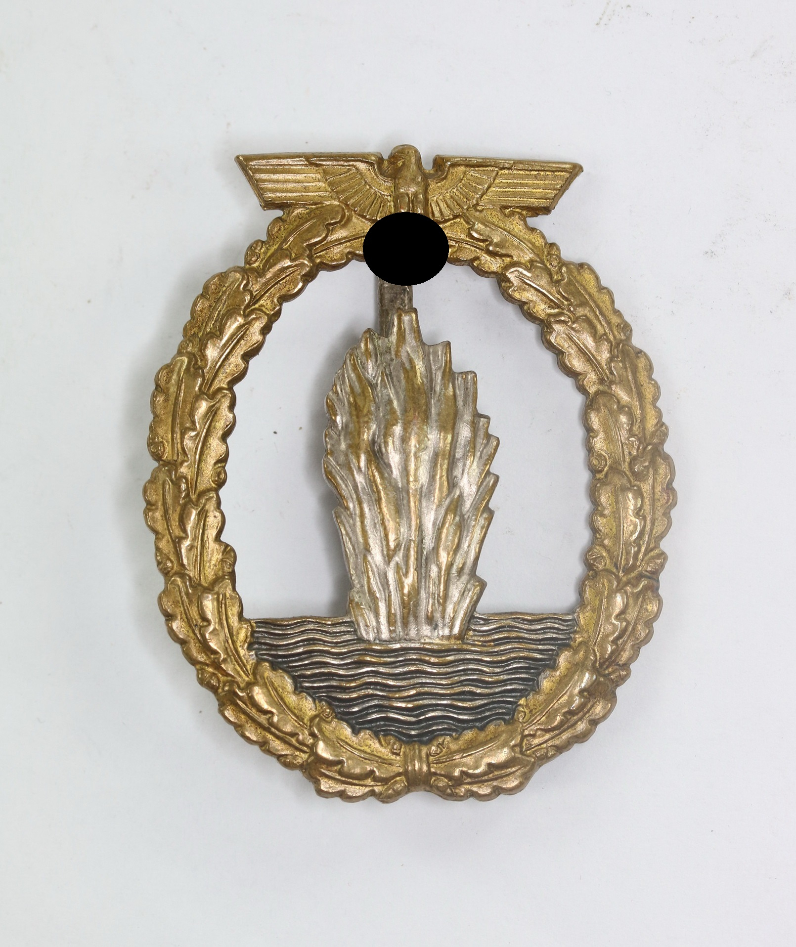 Minesweeper War Badge. Maker  L/16 (Steinhauer & Lück, Lüdenscheid) – Bild 1