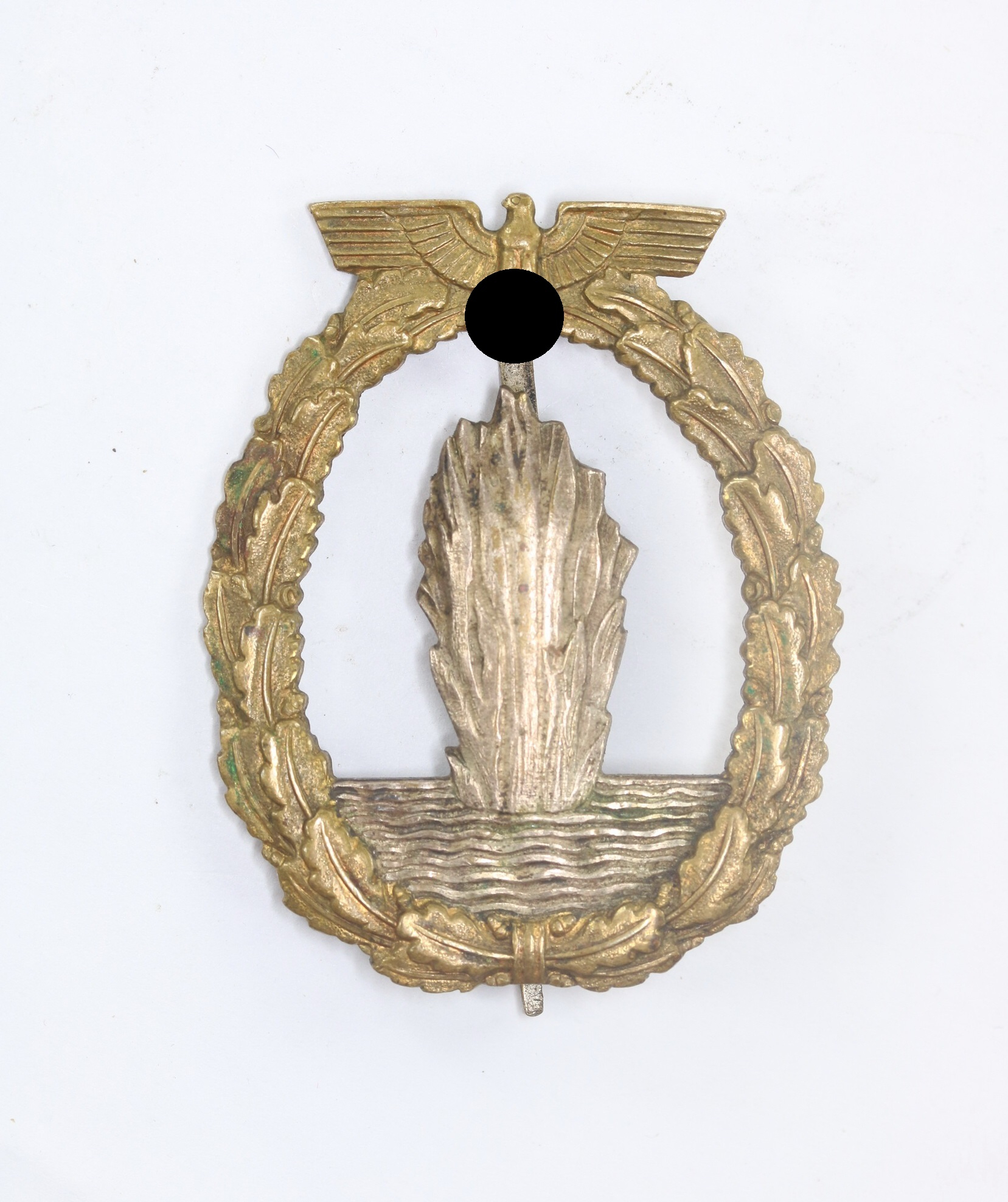 Minensucher Abzeichen, Hst. R.S.S. (Richard Simm & Söhne, Gablonz) – Bild 1