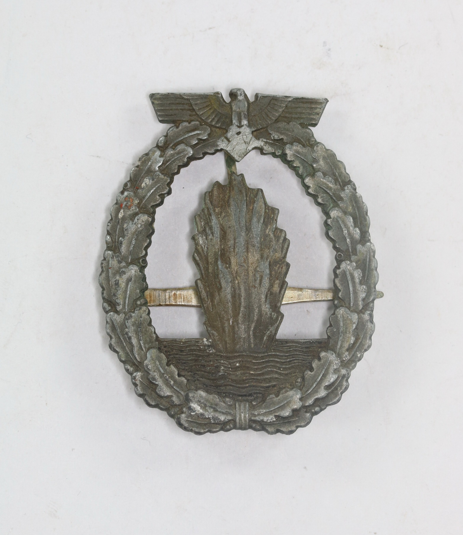minensucher_kriegsabzeichen_krigesgefangenschaft_1_ Minesweeper War Badge. Denazified. – Bild 1