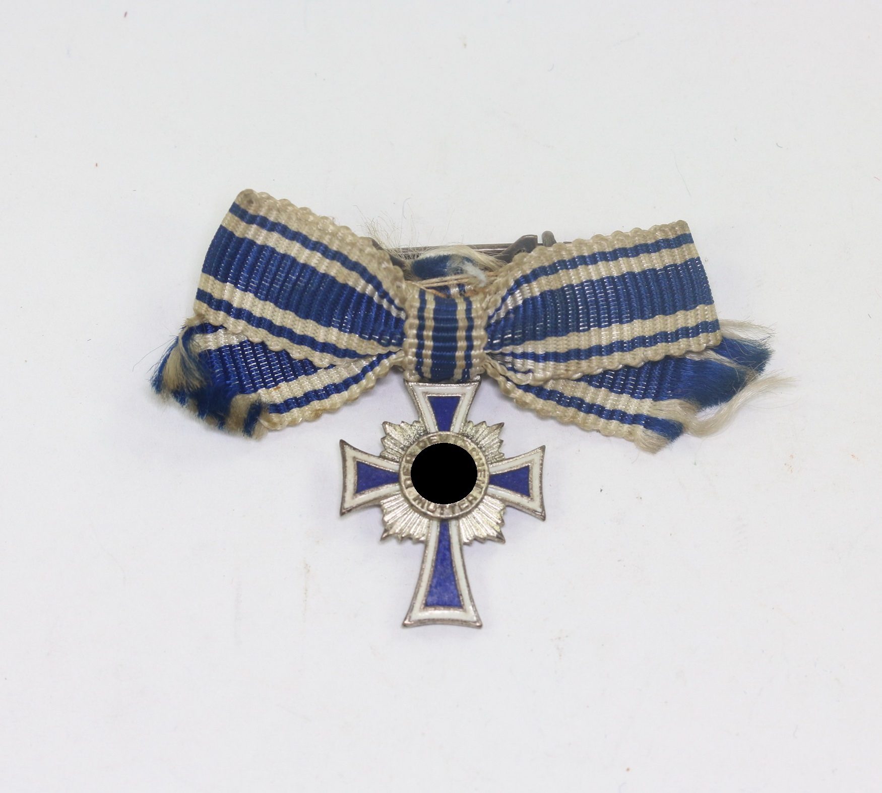 Miniature Silver Mother Cross. Maker L/15 (Otto Schickle, Pforzheim) – Bild 1