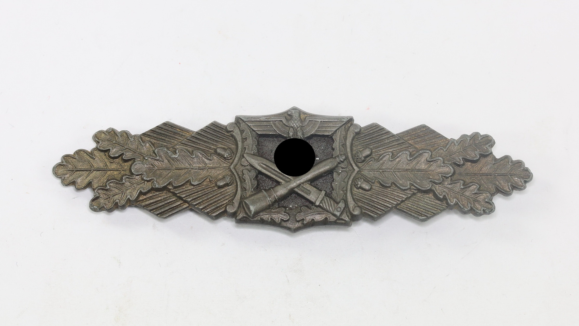 Nahkampfspange in Bronze, Hst. JFS 1. Modell (Josef Feix & Söhne, Gablonz) – Bild 1