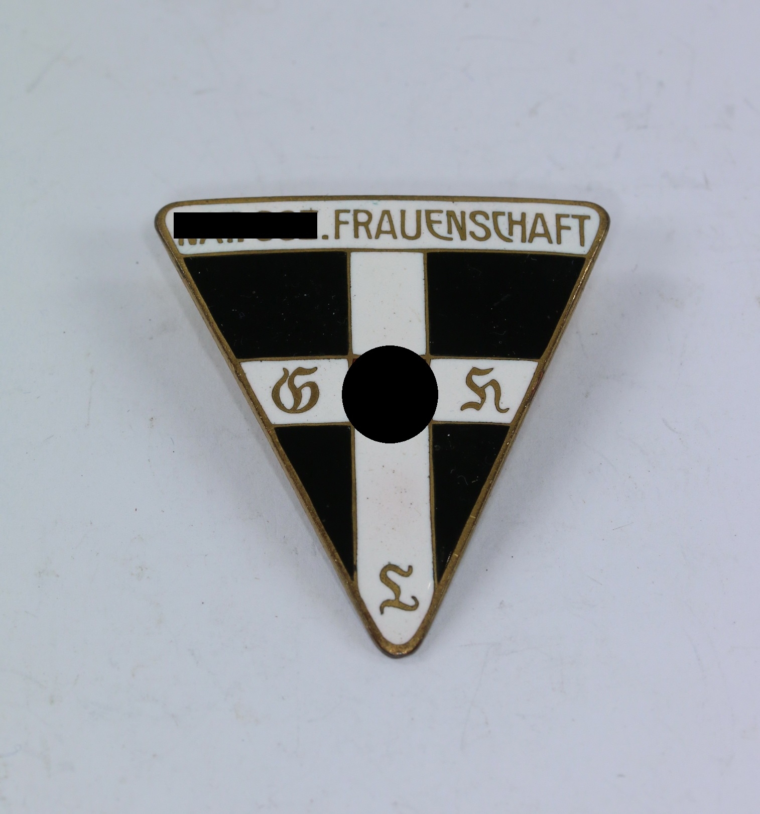 nationalsozialistische_frauenschaft_nsf_mitgliedsabzeichen_ges National Socialist Womens Association (NSF)Membership Badge. – Bild 1