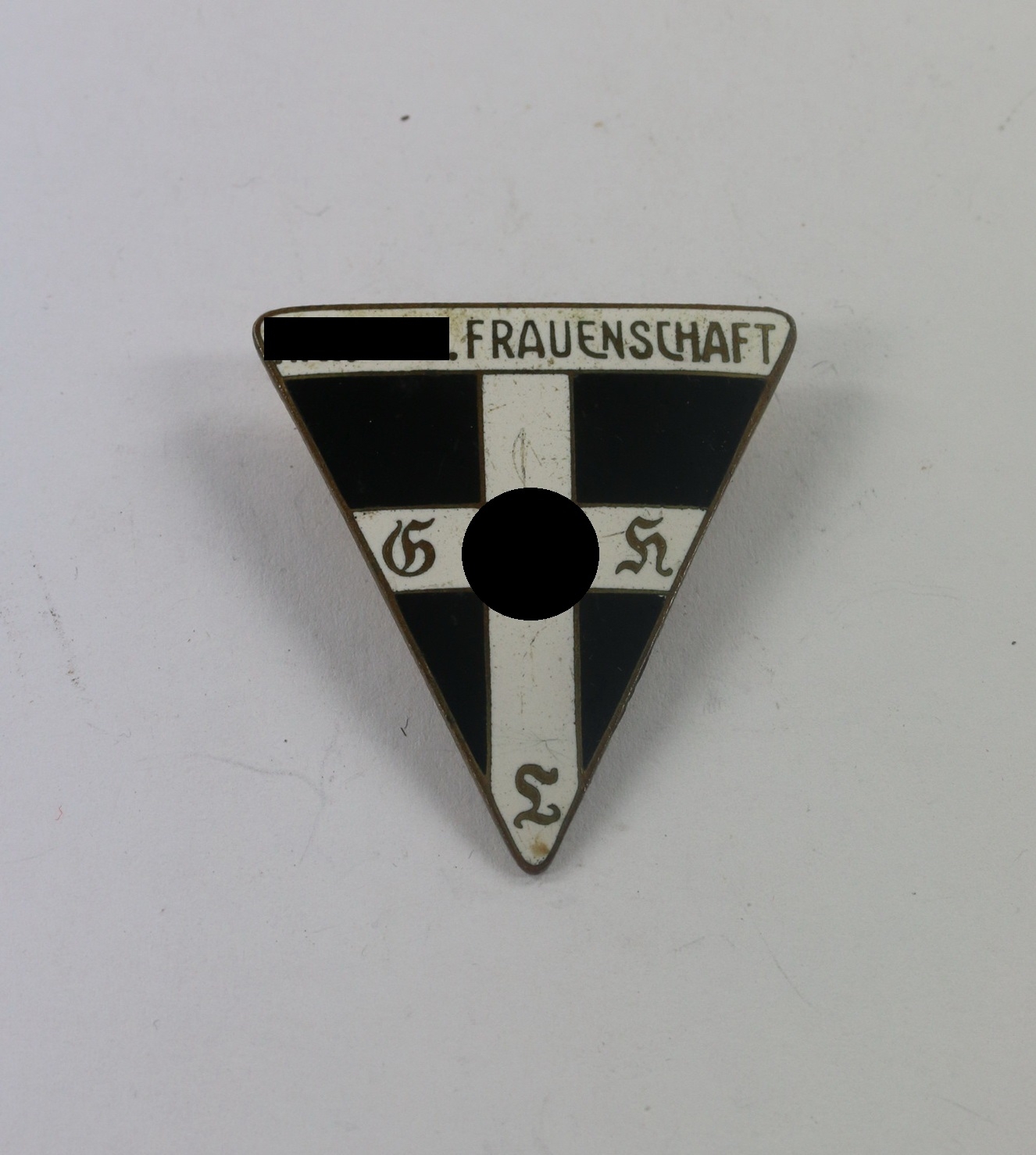  Nationalsozialistische Frauenschaft (NSF) Mitgliedsabzeichen (groß), Hst. RZM 46 – Bild 1