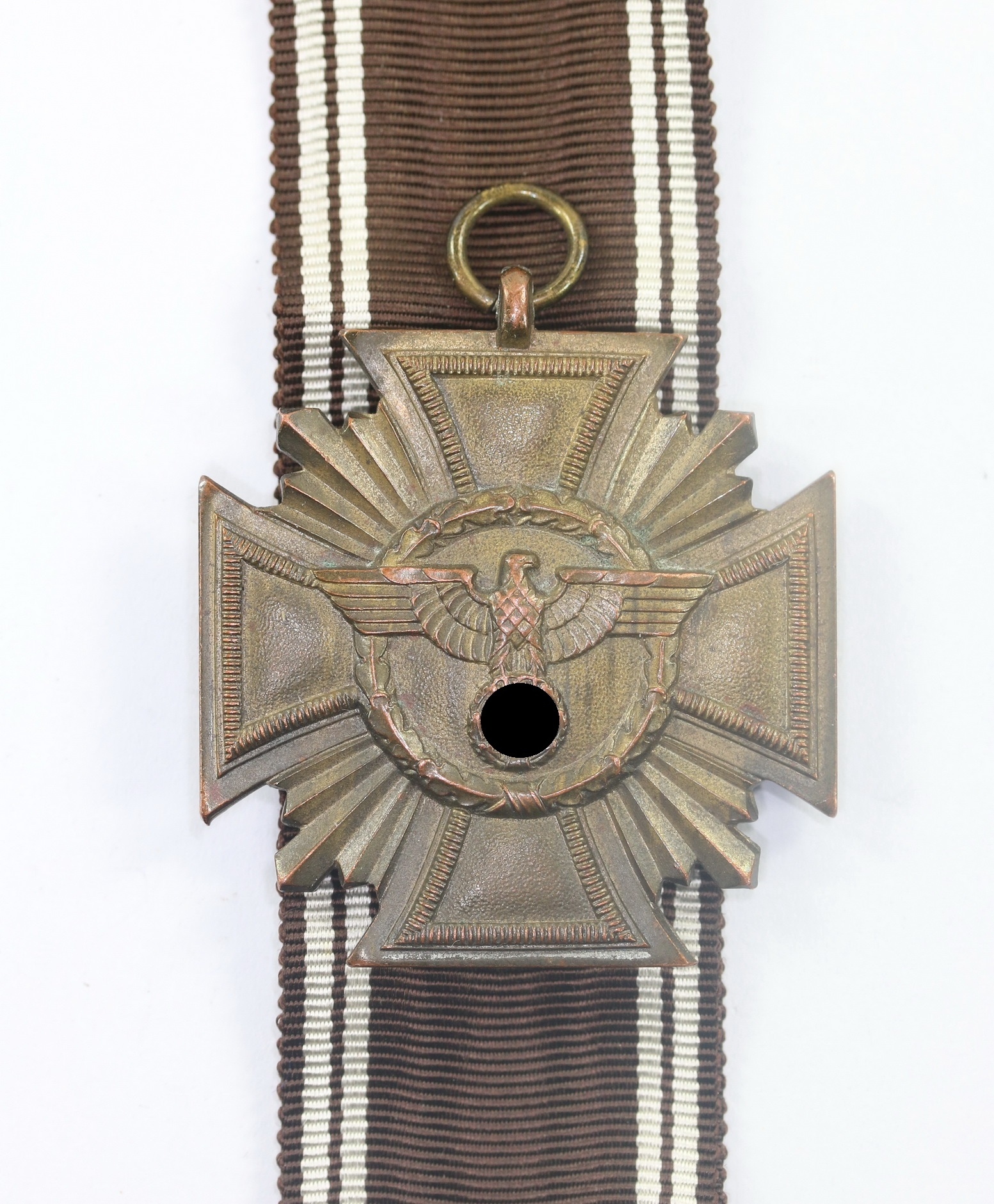 NSDAP Bronze Loyal Service Cross. Maker 10 - Deschler, Cupal. – Bild 1