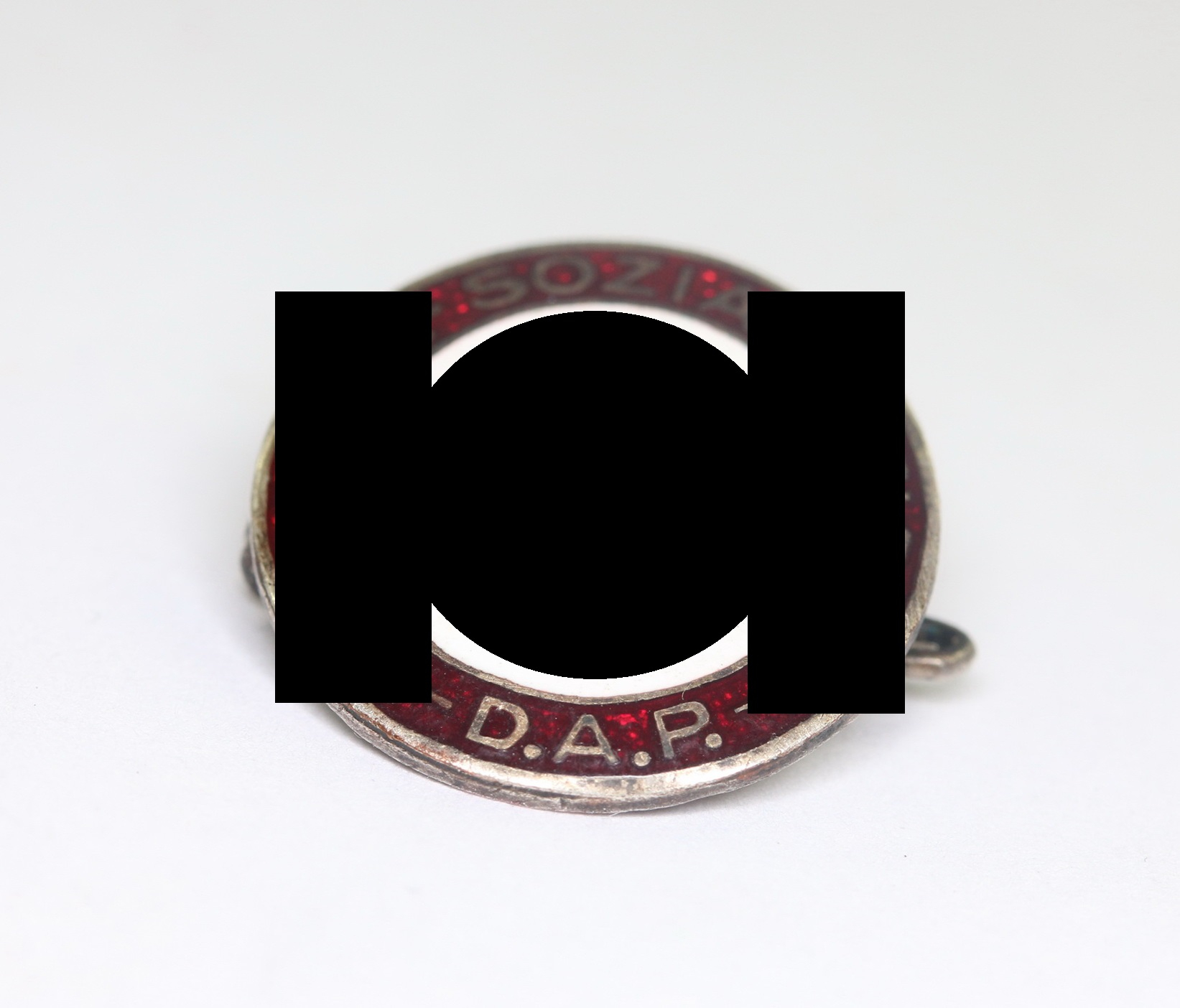NSDAP Membership Badge. 16 mm Size, Ges. Gesch. – Bild 1