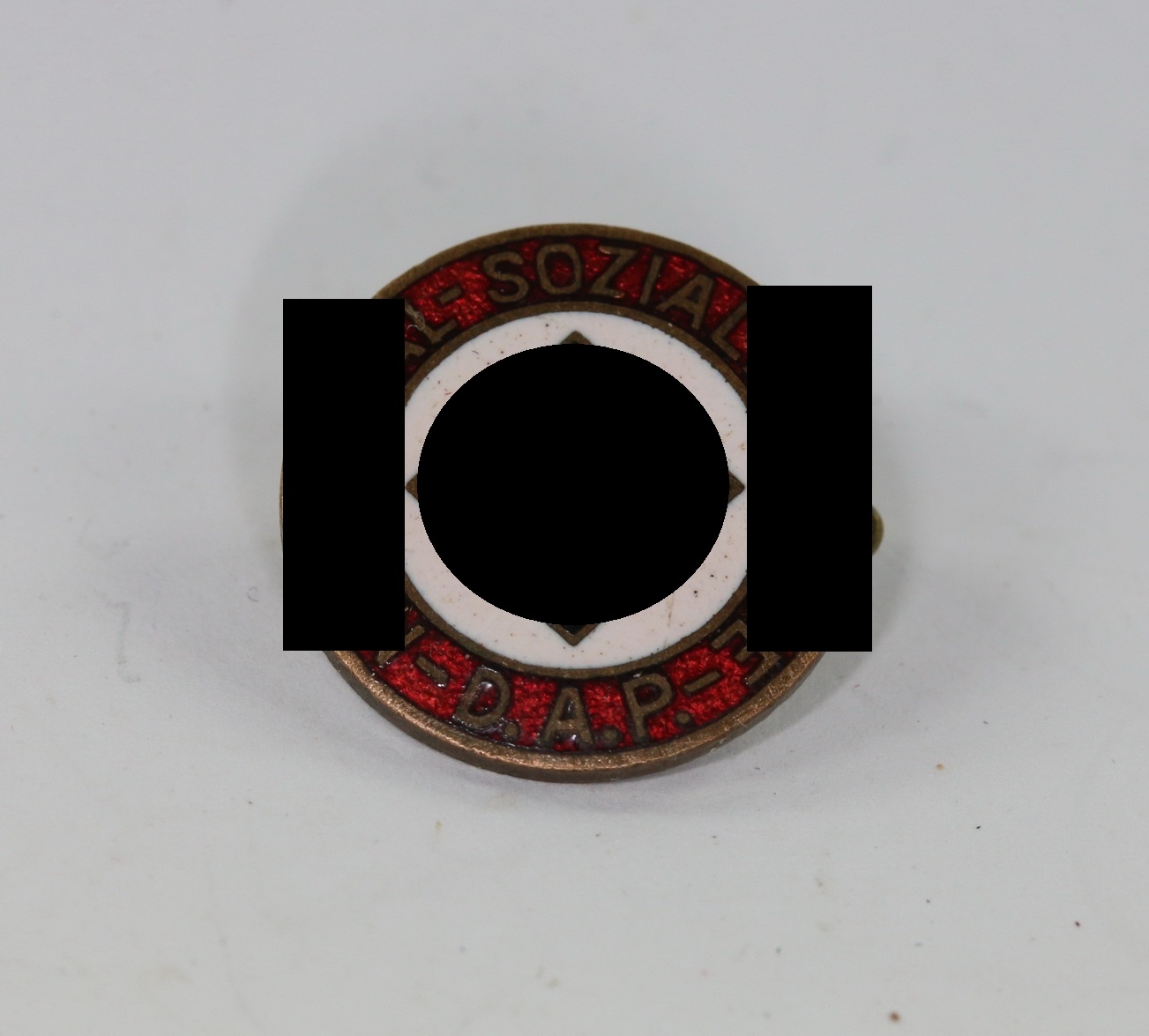 nsdap_parteiabzeichen_ges NSDAP Party Badge 17 mm (!), – Bild 1