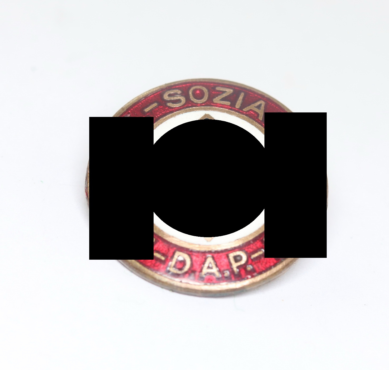  NSDAP Parteiabzeichen, Hst. RZM 76 (Hillenbrand & Bröer, Lüdenscheid) – Bild 1