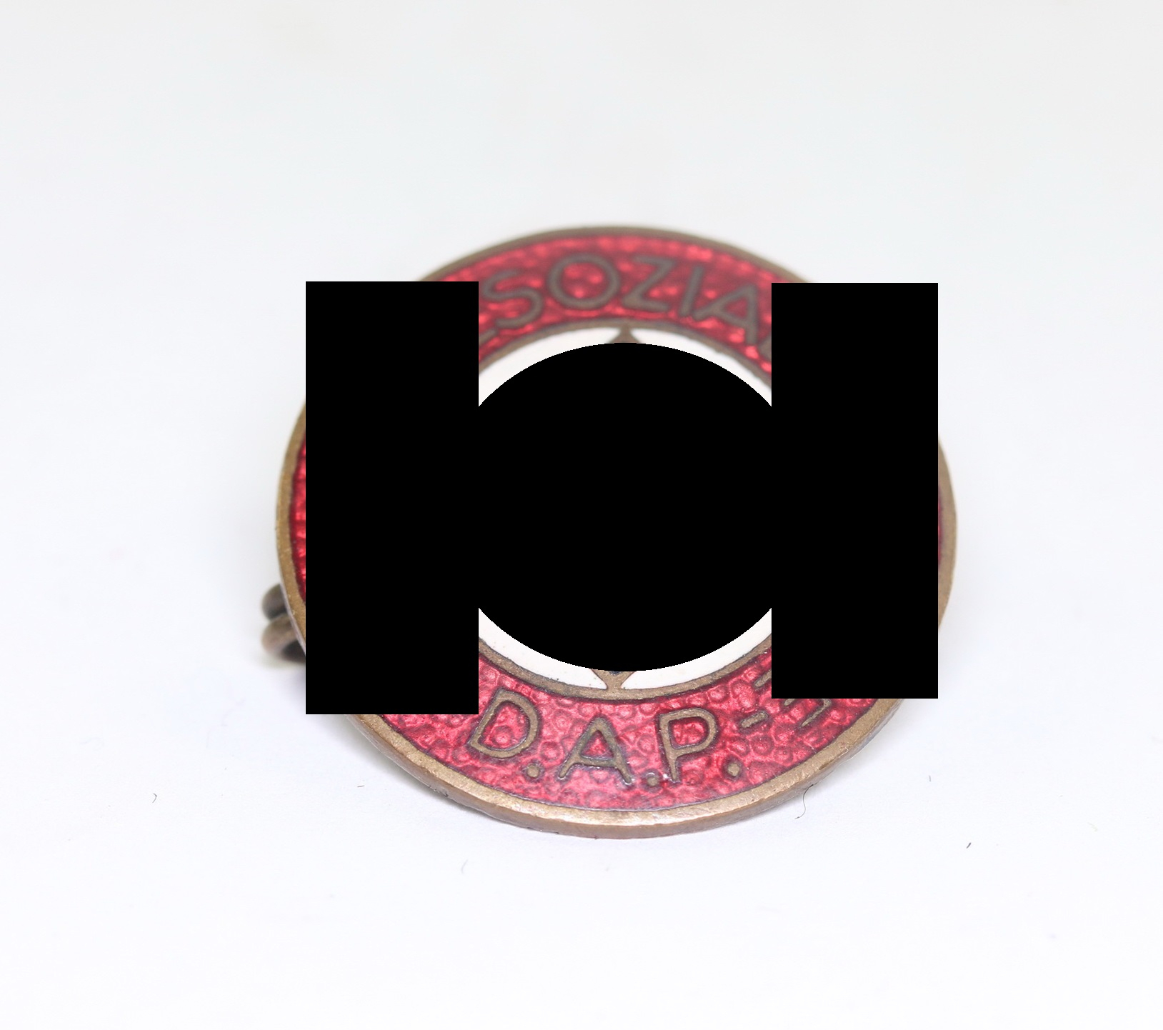 nsdap_parteiabzeichen_hst NSDAP Party Badge. Maker RZM M1/104 (Otto Fechler, Bernsbach) – Bild 1