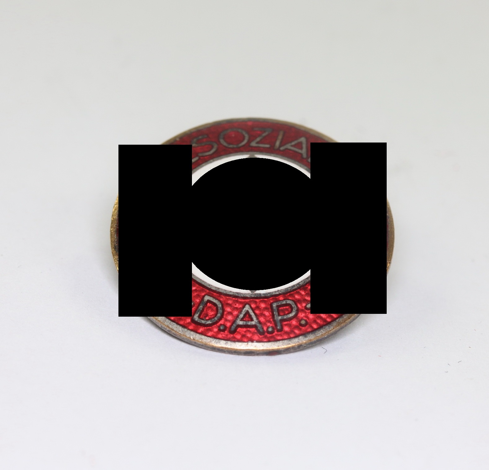 nsdap_parteiabzeichen_hst NSDAP Party Badge. Maker RZM M1/63 (Steinhauer & Lück, Lüdenscheid) – Bild 1