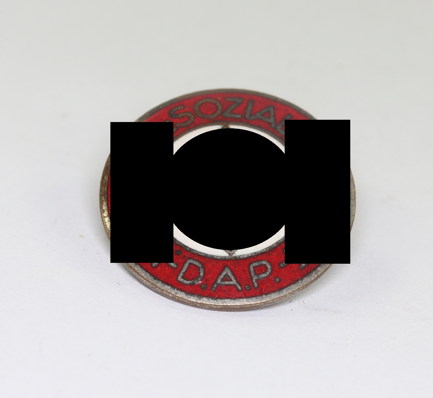 NSDAP Parteiabzeichen, Hst. RZM M1/14 (Matthias Oechsler & Sohn AG, Metallwarenfabrik Werk Ansbach) – Bild 1