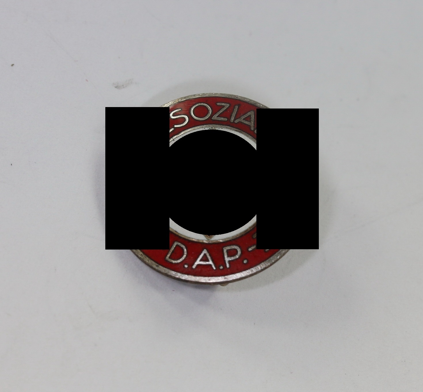 nsdap_parteiabzeichen_hst NSDAP Party Badge. Maker RZM M1/153 (Friedrich Orth, Vienna). – Bild 1