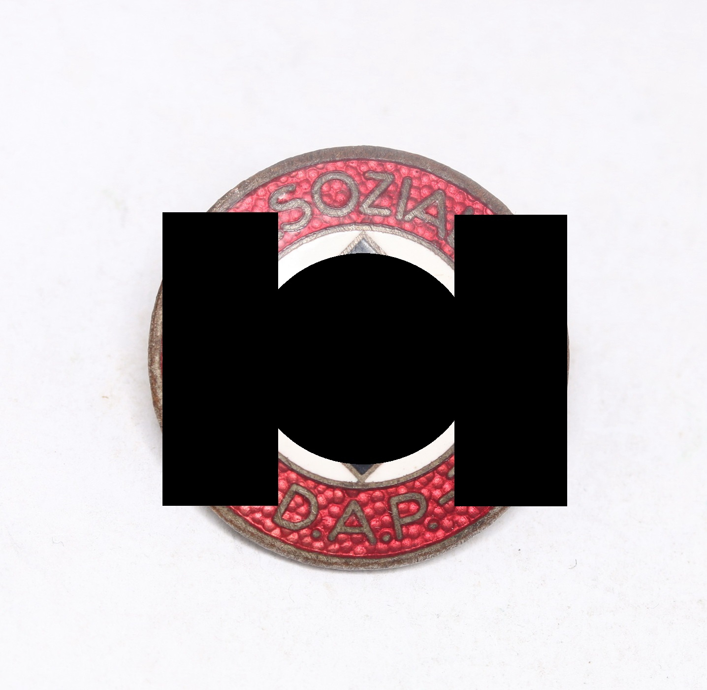 NSDAP Party Badge. Maker RZM M1/23 (Wilhelm Borgas, Eutingen) – Bild 1