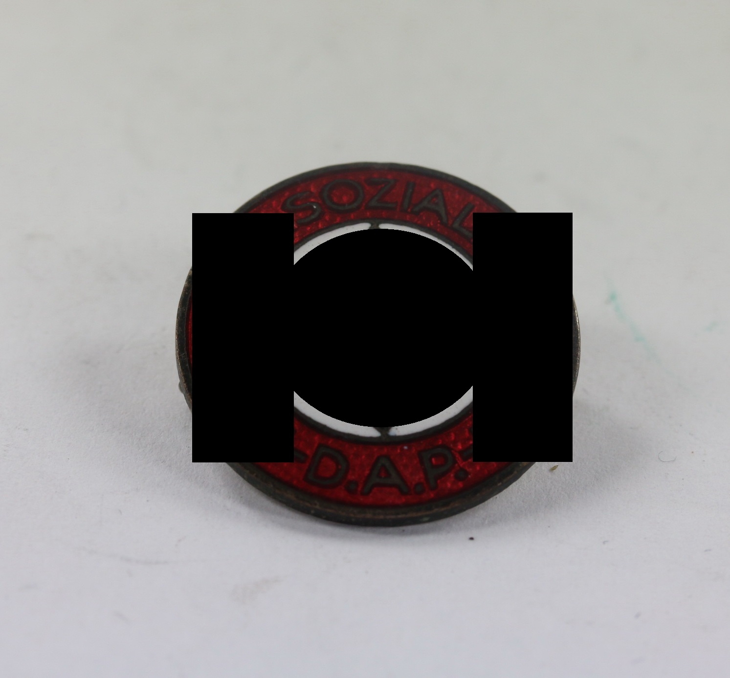 nsdap_parteiabzeichen_hst NSDAP Party Badge. Maker RZM M1/92 (Carl Wild, Hamburg) – Bild 1
