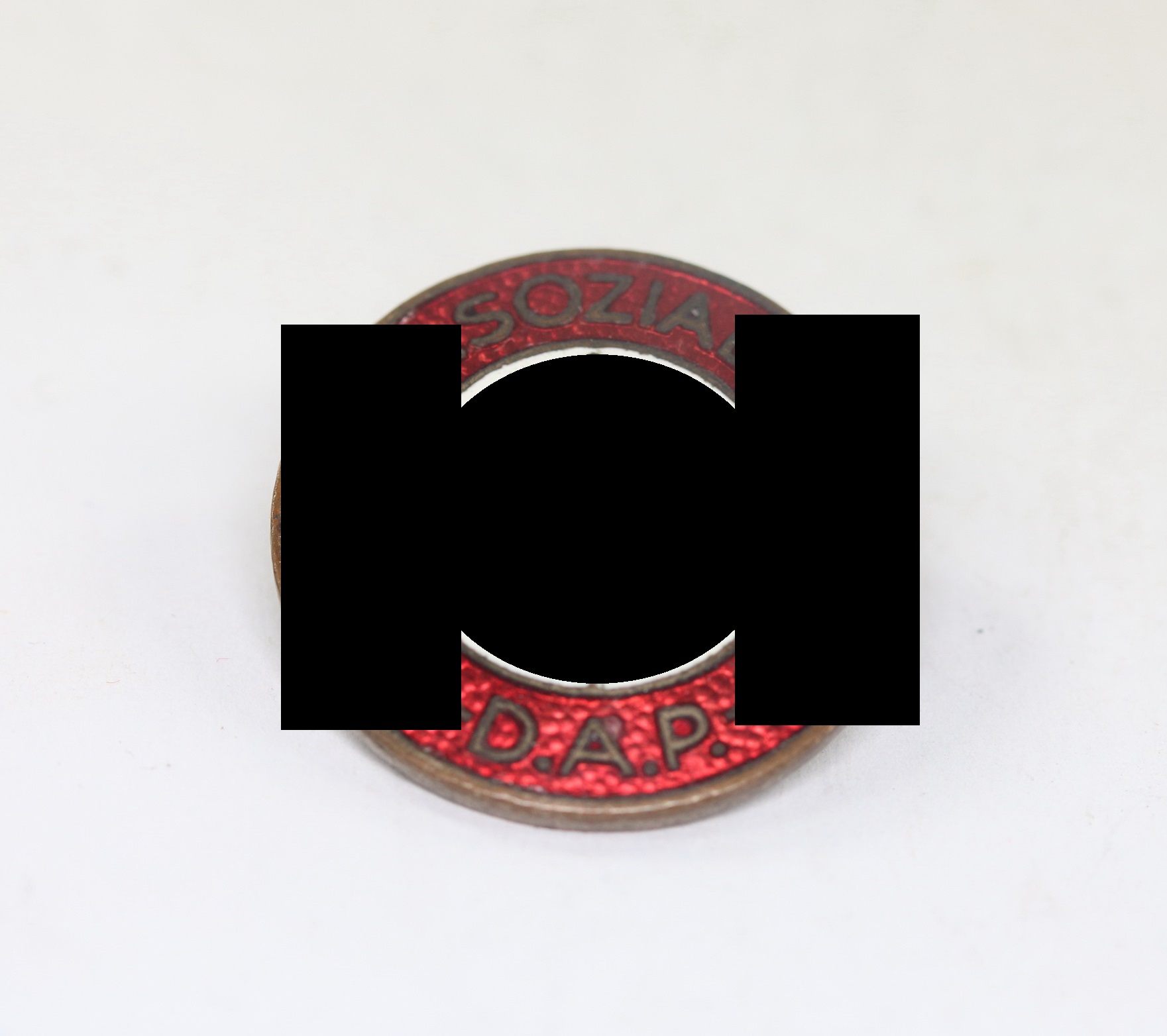 nsdap_parteiabzeichen_hst NSDAP Party Badge. Maker RZM M1/92 (Carl Wild, Hamburg) – Bild 1