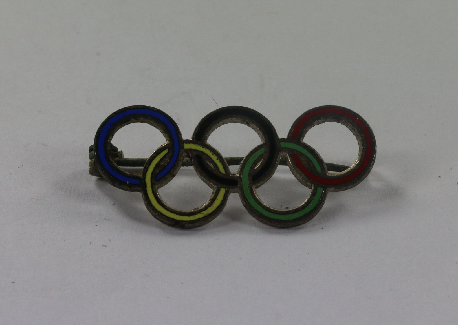  Olympiade 1936 Berlin, Olympische Ringe als Abzeichen Ges. Gesch. – Bild 1