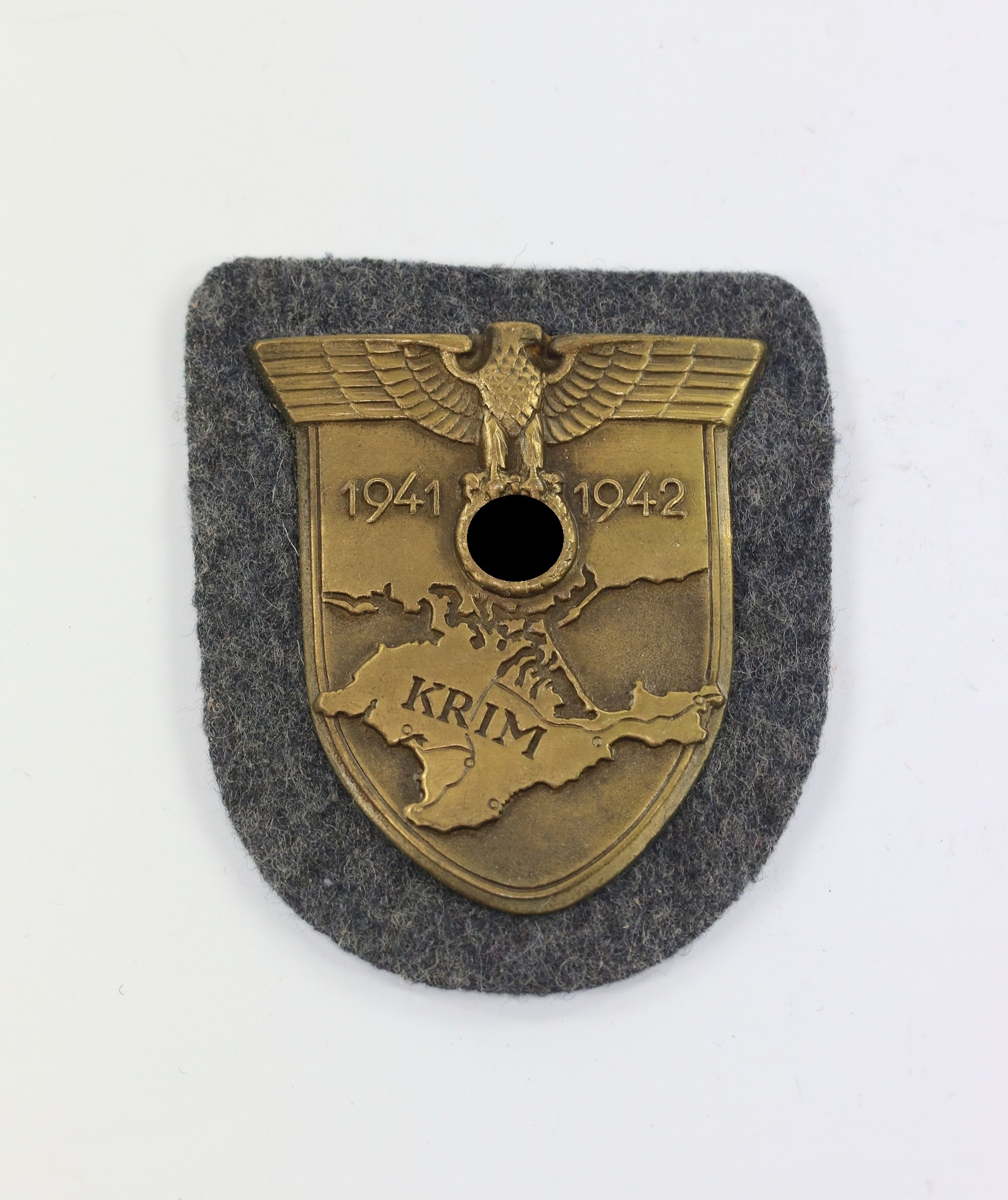 Crimea Shield on Luftwaffe Cloth. Type 3.7. – Bild 1