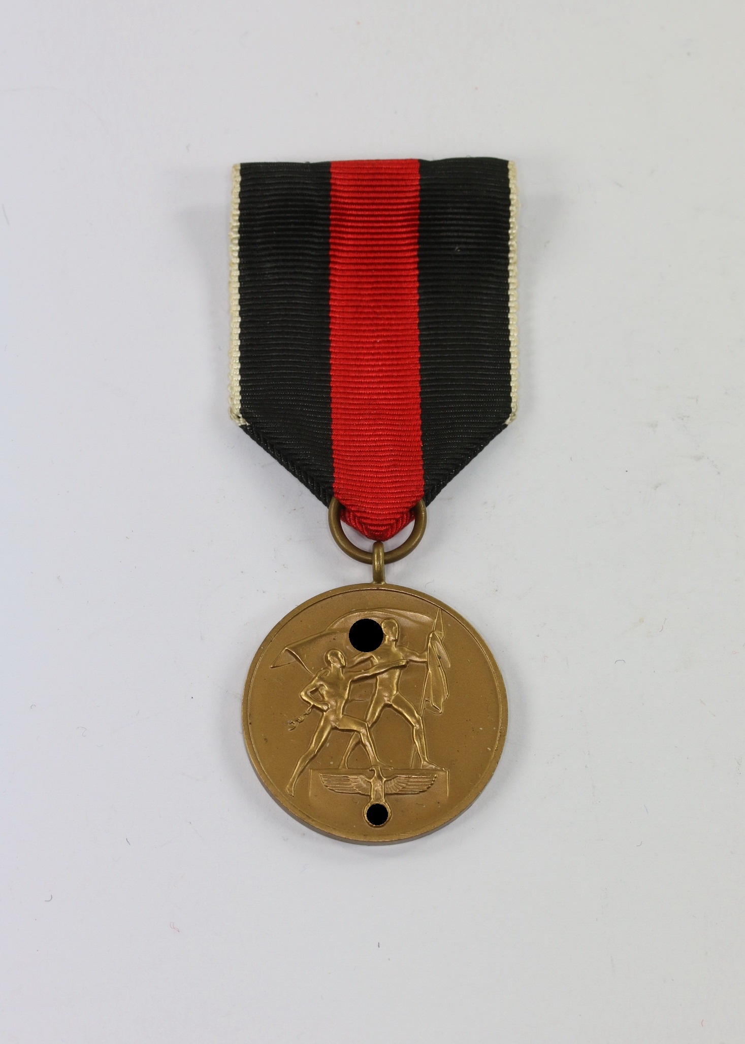 Annexation of Czechoslovakia Medal  (1. Oktober 1938).  – Bild 1