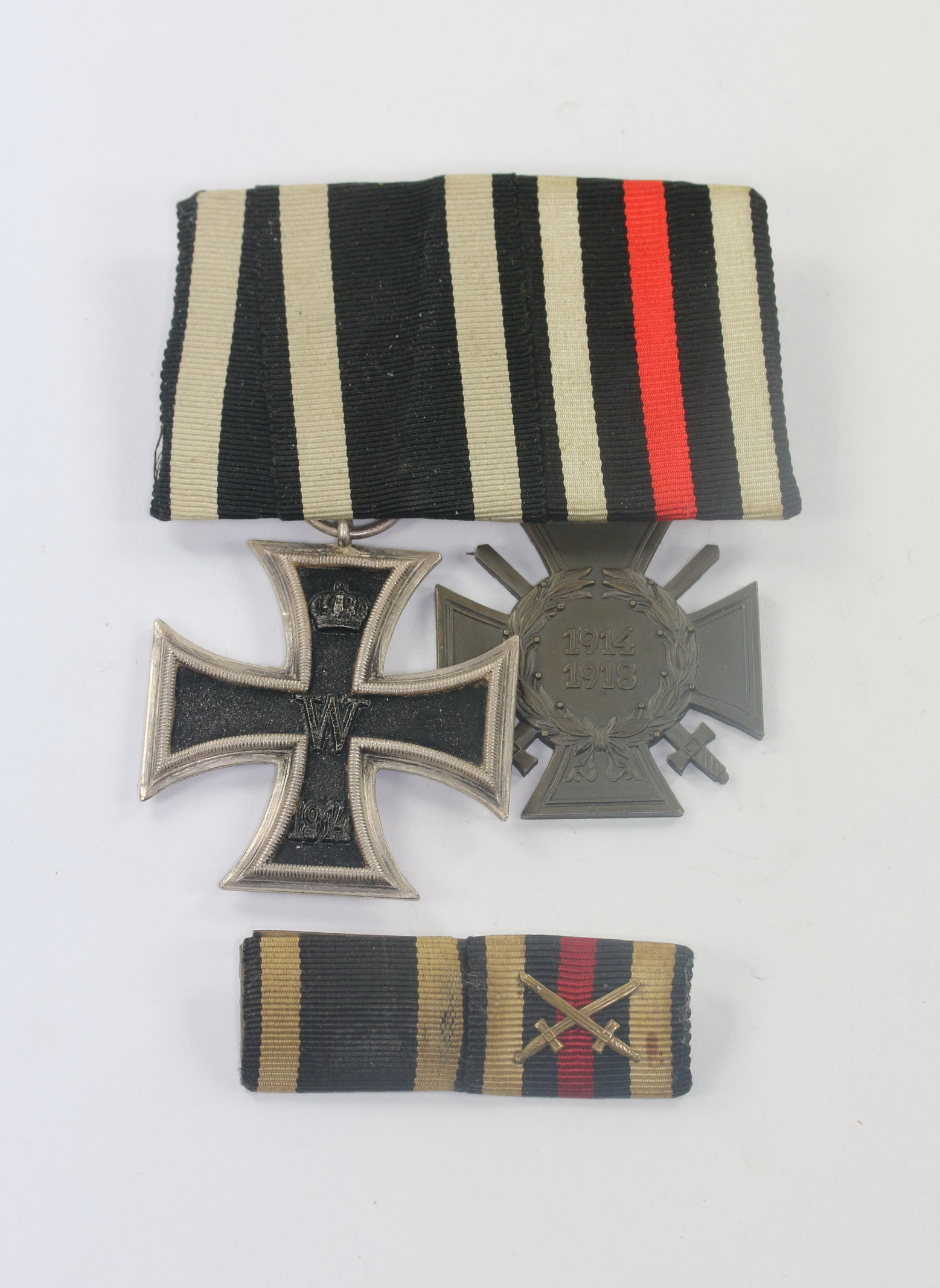 Ordenschnal 2X, mit Feldspange, Eisernes Kreuz, Hst. J – Bild 1